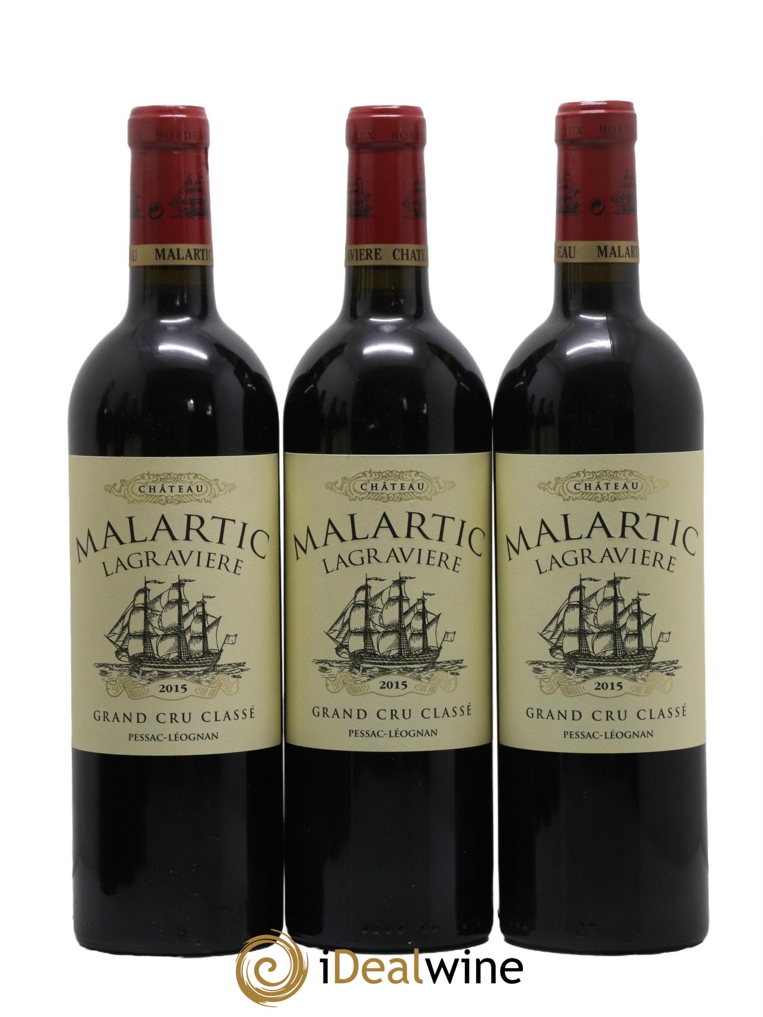 Château Malartic-Lagravière Cru Classé de Graves 2015 - Lot of 6 bottles - 2