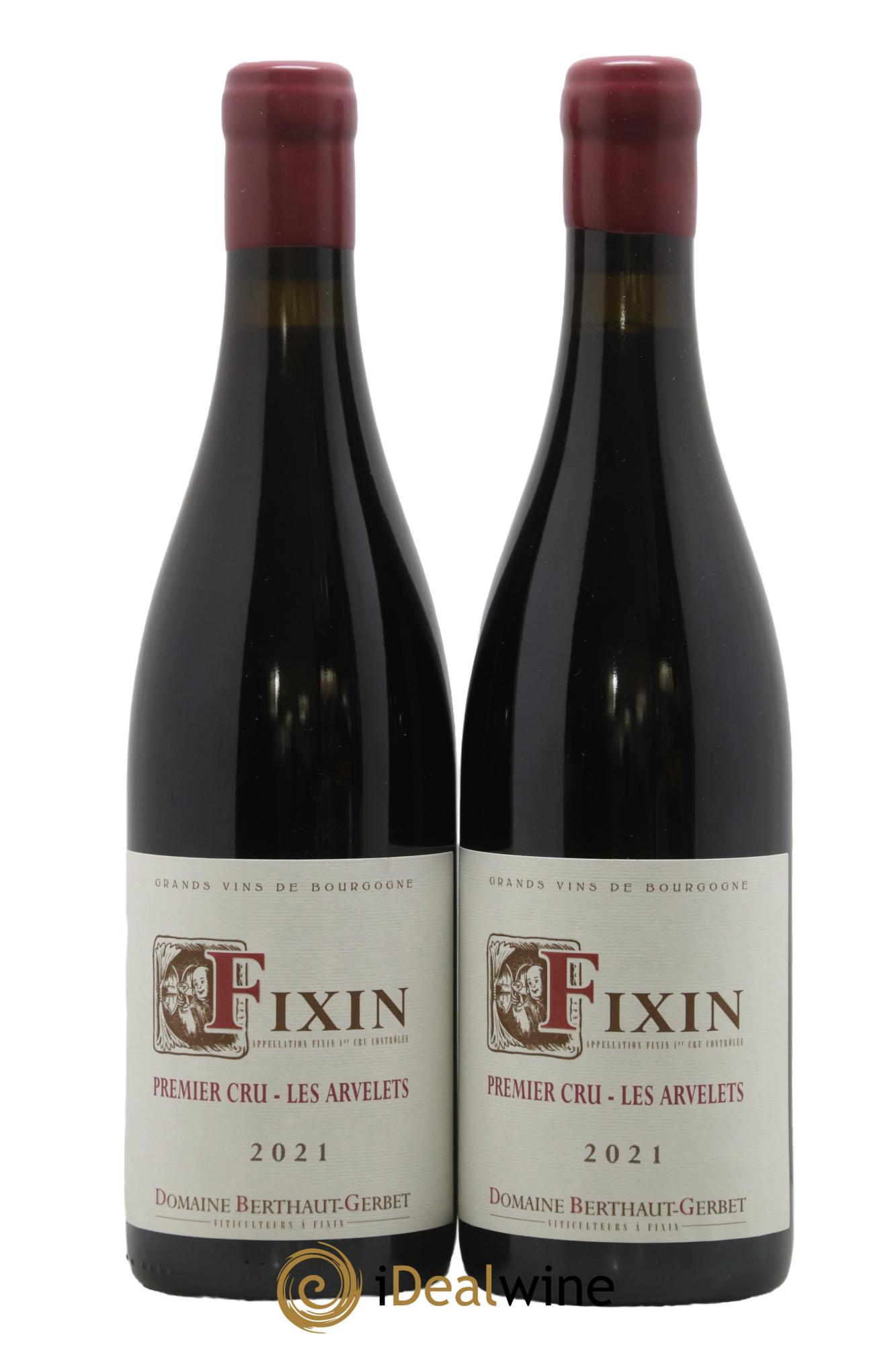 Fixin 1er Cru Les Arvelets Berthaut Gerbet (Domaine) 2021 - Lotto di 2 bottiglie - 0