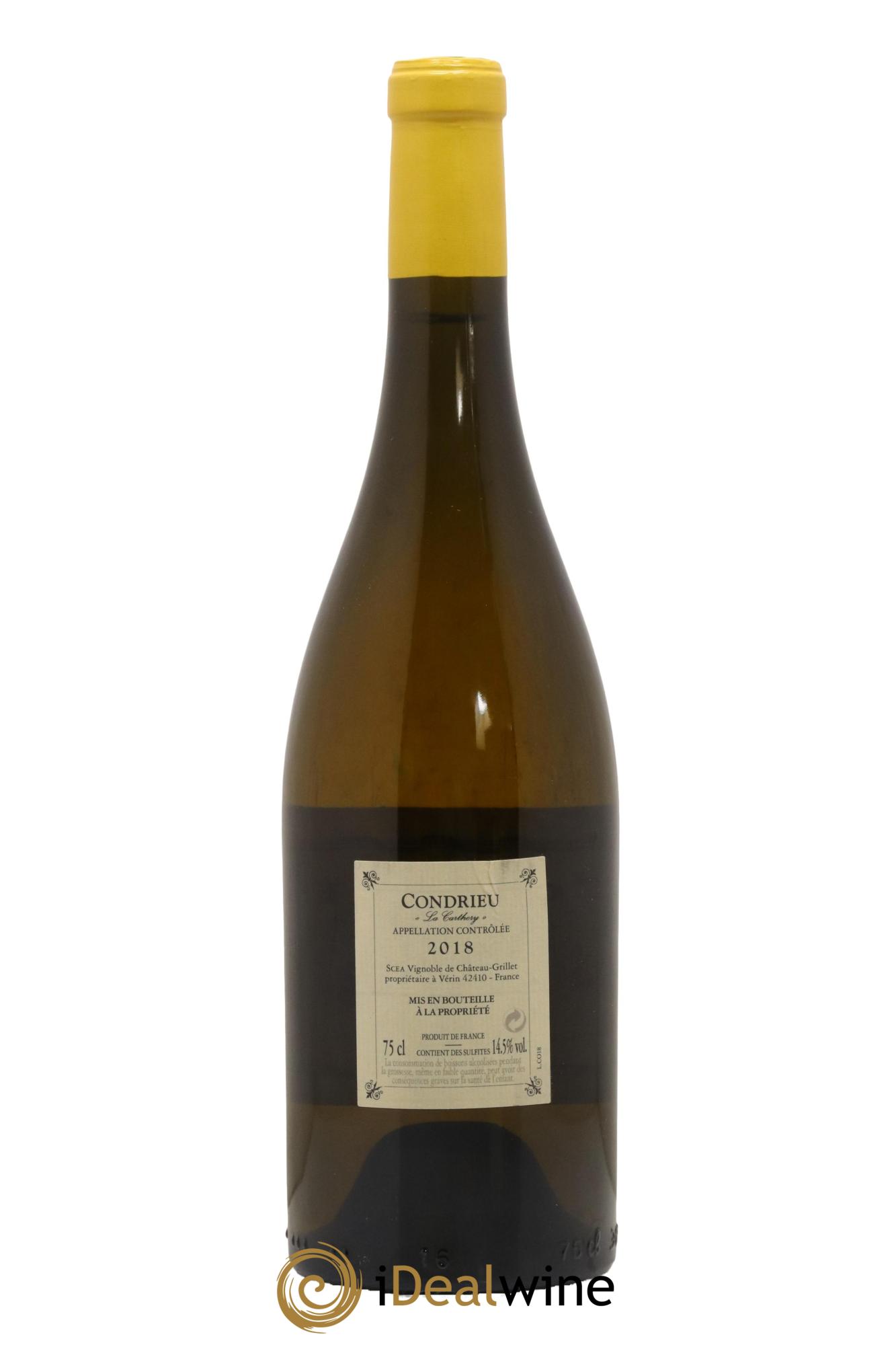 Condrieu La Carthery Château-Grillet La Carthery Chateau Grillet 2018 - Lot de 1 bouteille - 1