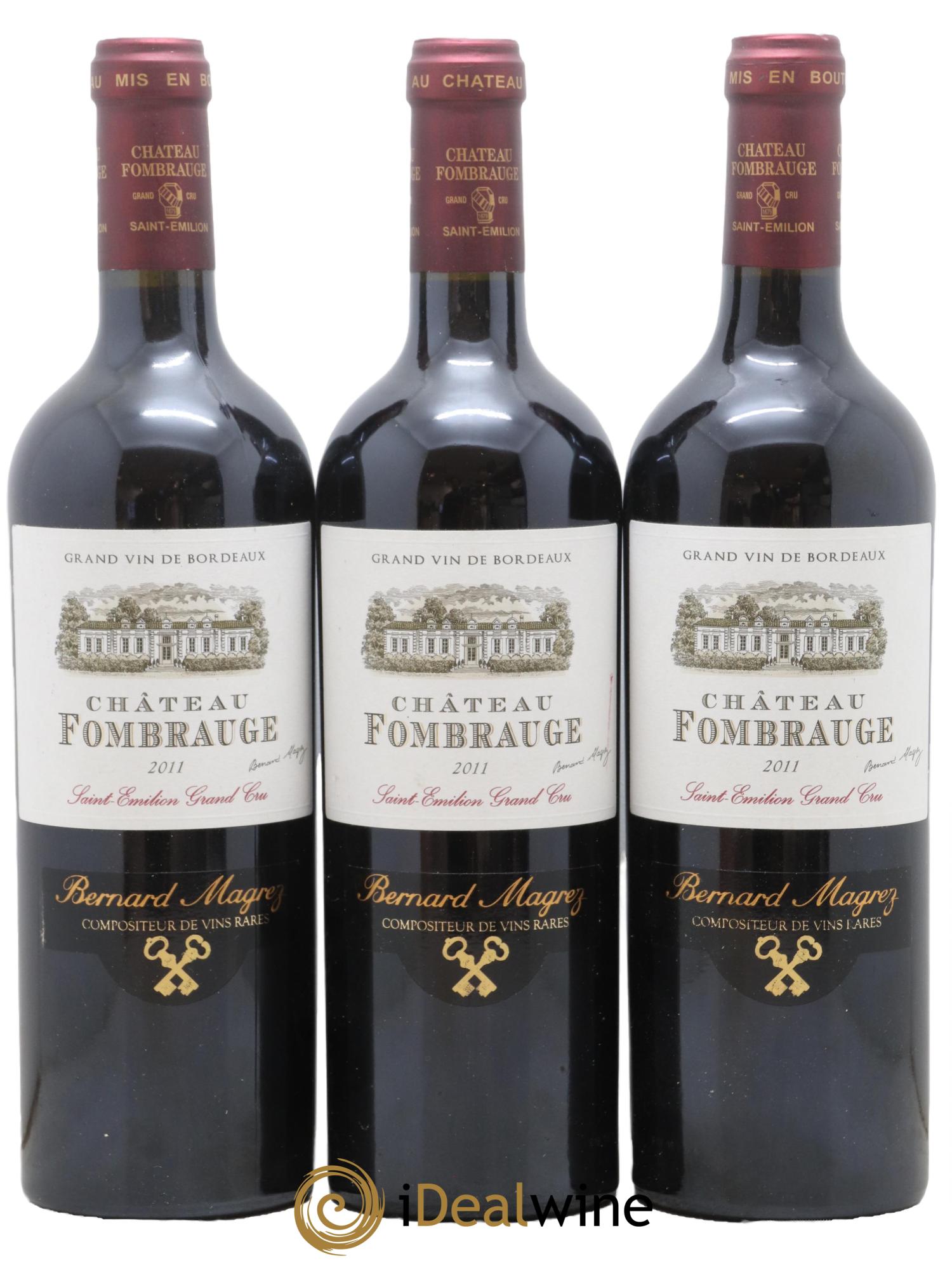 Château Fombrauge Grand Cru Classé 2011 - Lot de 3 bouteilles - 0