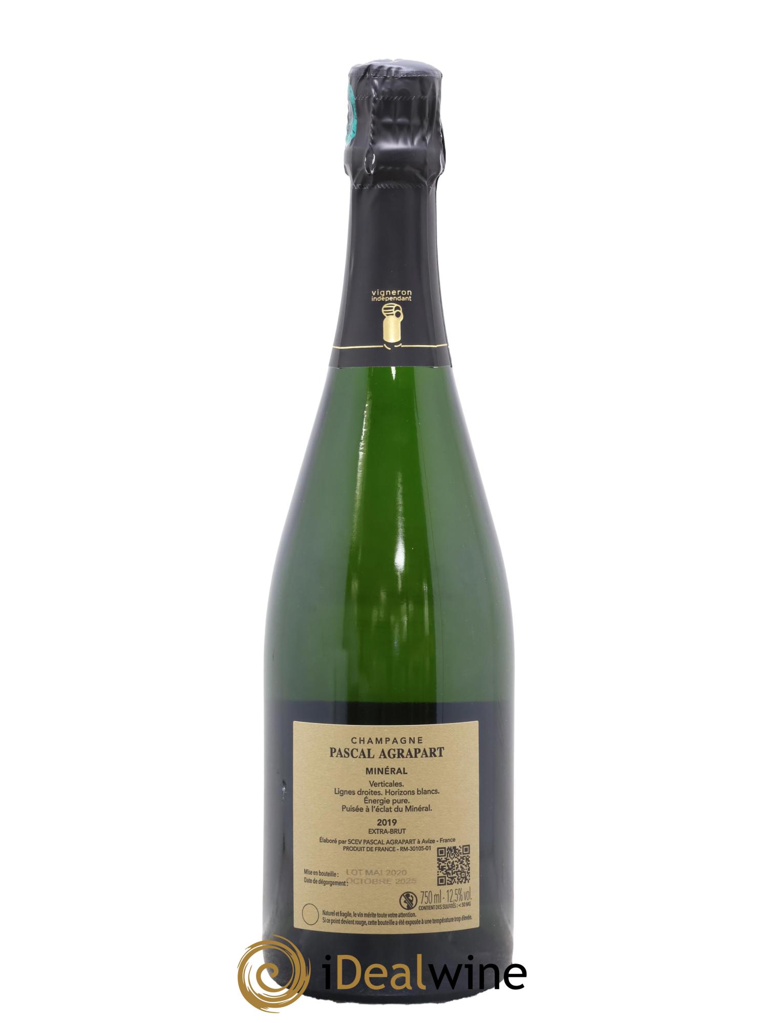 Minéral Blanc de Blancs Extra-Brut Agrapart & Fils 2019 - Posten von 1 Flasche - 1