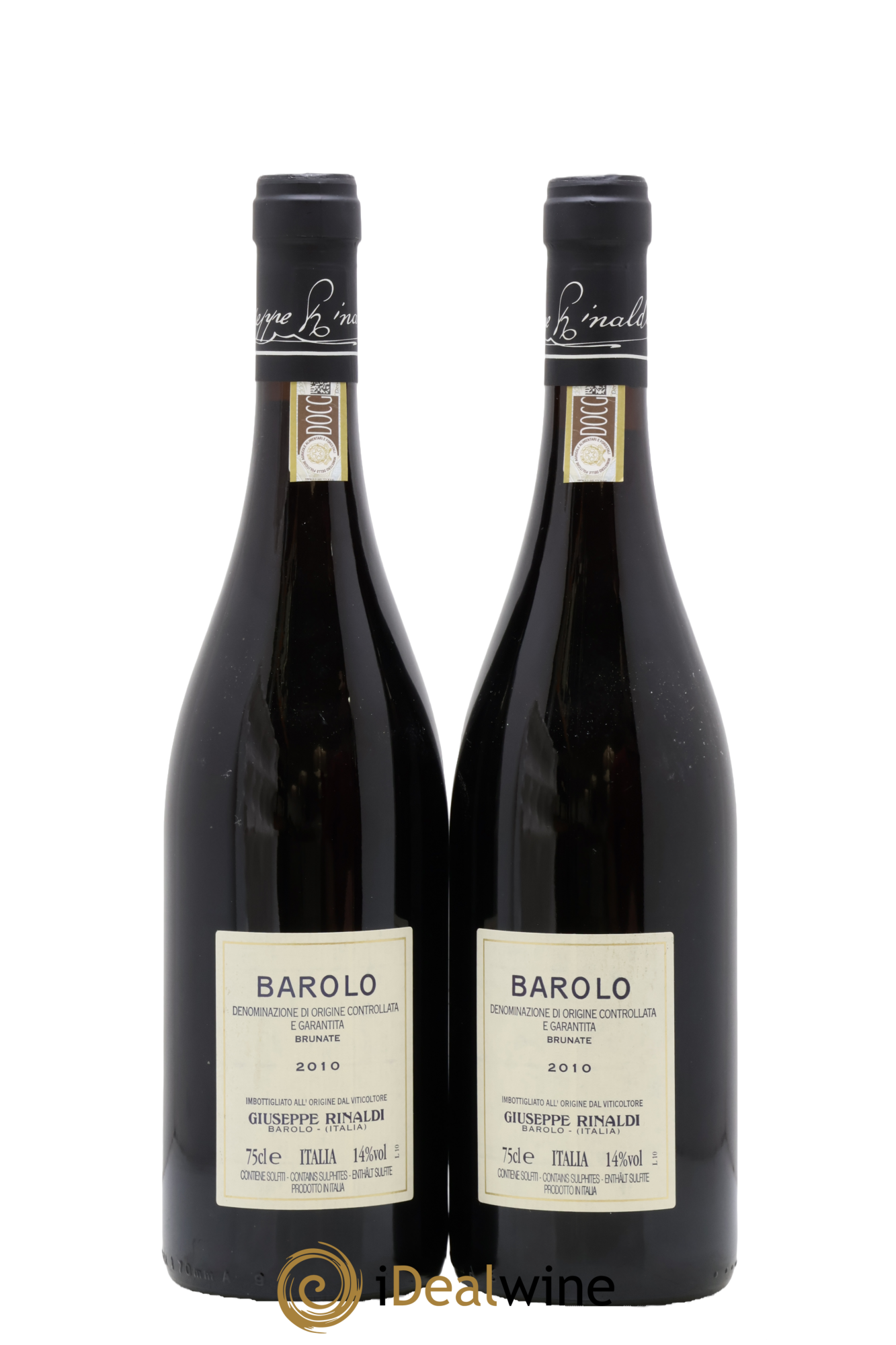 Barolo DOCG Brunate Giuseppe Rinaldi 2010 - Lot de 2 bouteilles - 1