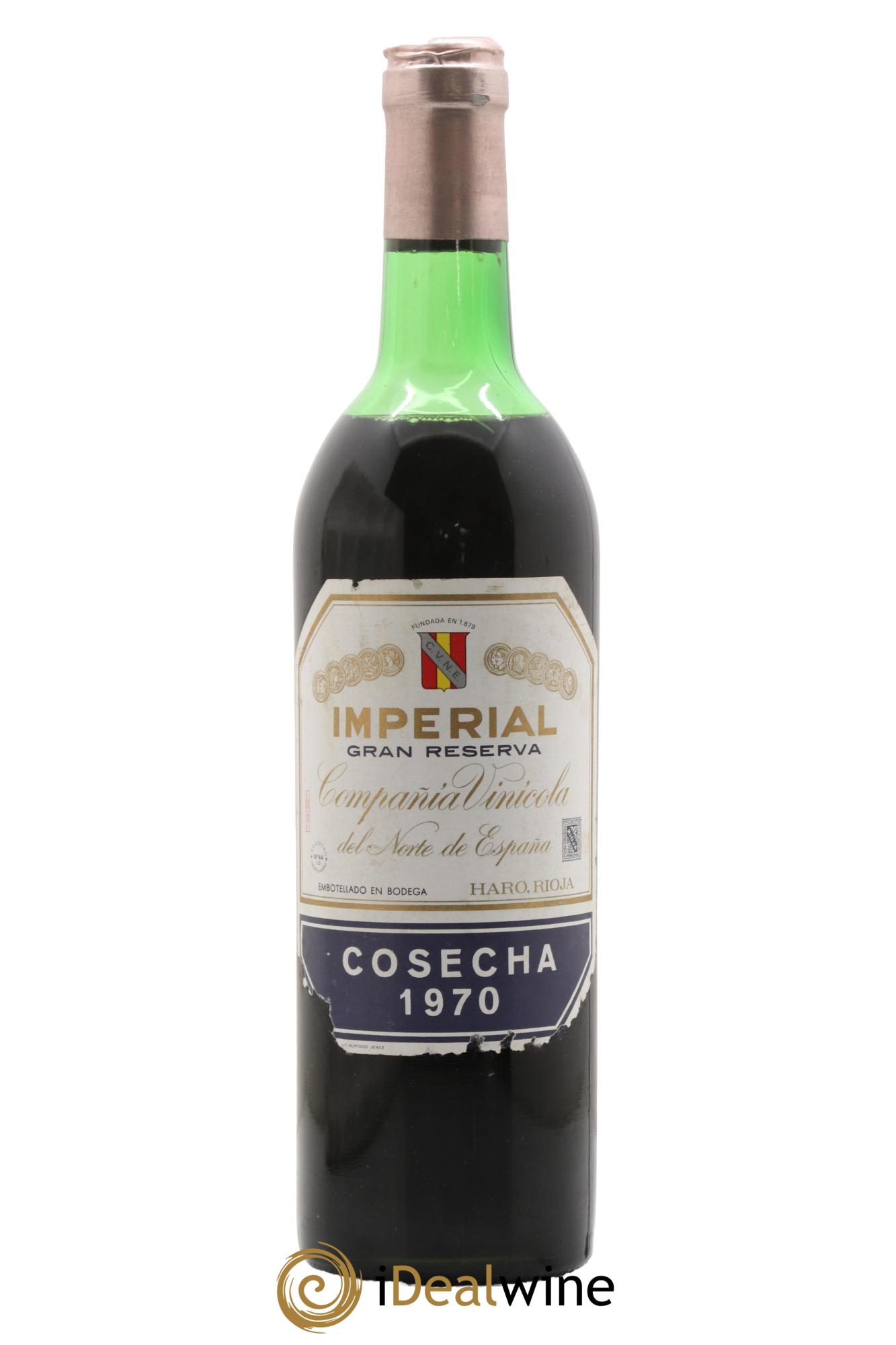 Rioja DOCG Imperial Gran Reserva Compania Vinicola del Norte de Espana 1970 - Lot of 1 bottle - 0