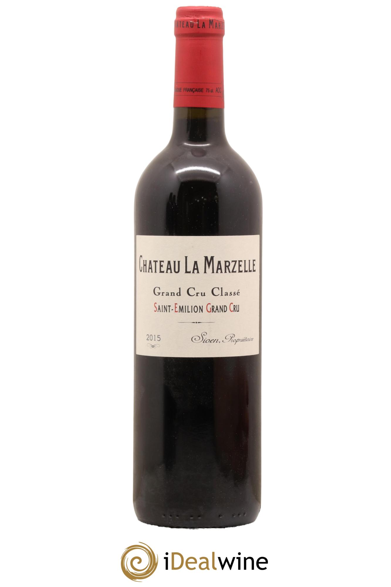 Château La Marzelle Grand Cru Classé 2015 - Lot de 1 bouteille - 0