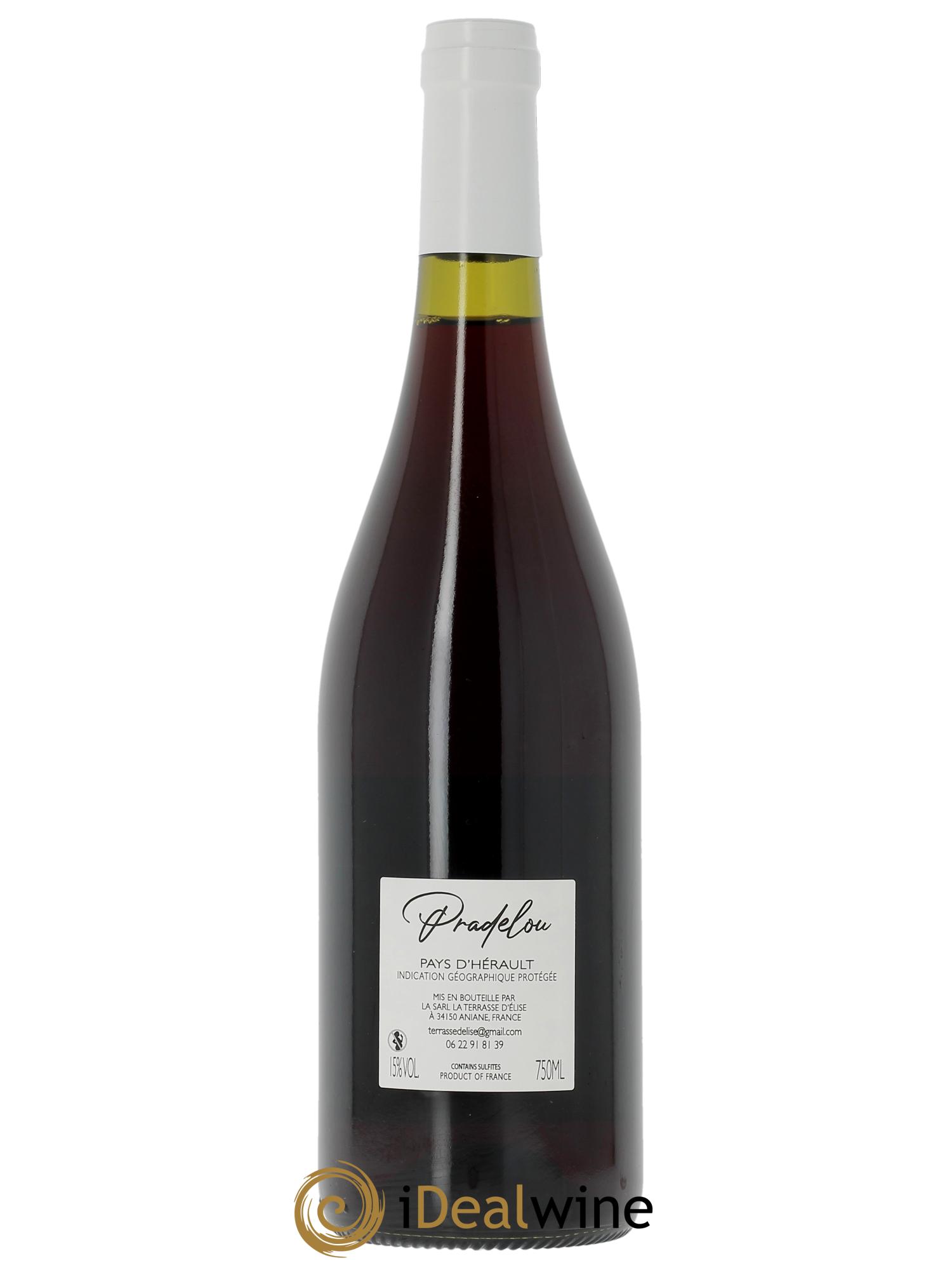 IGP Pays d'Hérault Pradelou Terrasse d'Elise (Domaine de la)  2023 - Lot de 1 bouteille - 1