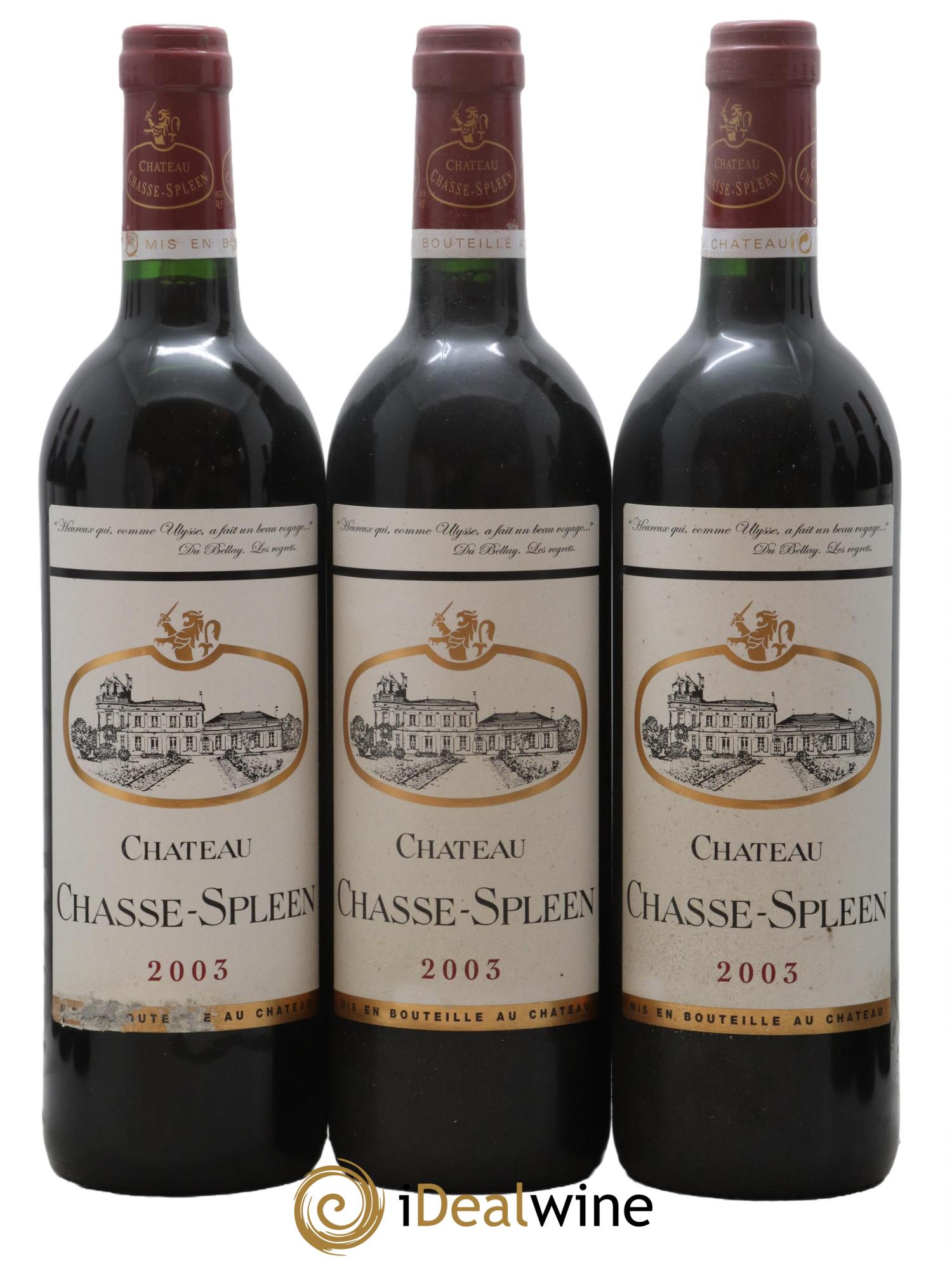 Château Chasse Spleen 2003 - Lot de 12 bouteilles - 3