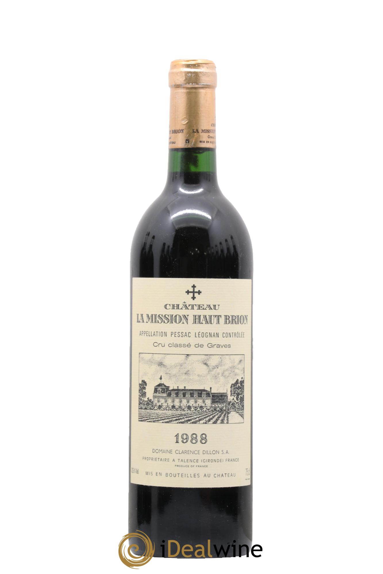 Château la Mission Haut-Brion Cru Classé de Graves 1988 - Lot of 1 bottle - 0
