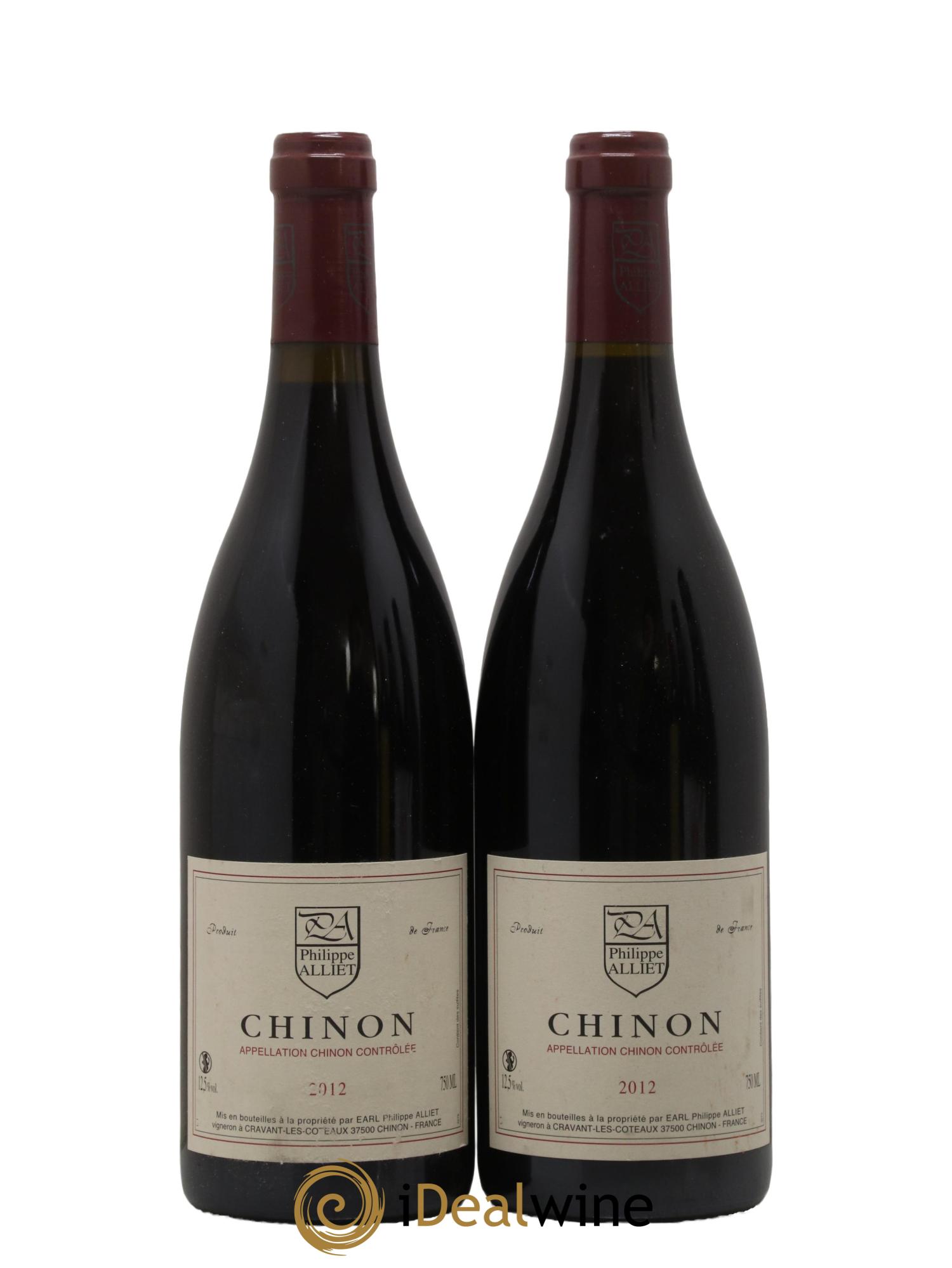 Chinon Philippe Alliet 2012 - Lot de 2 bouteilles - 0
