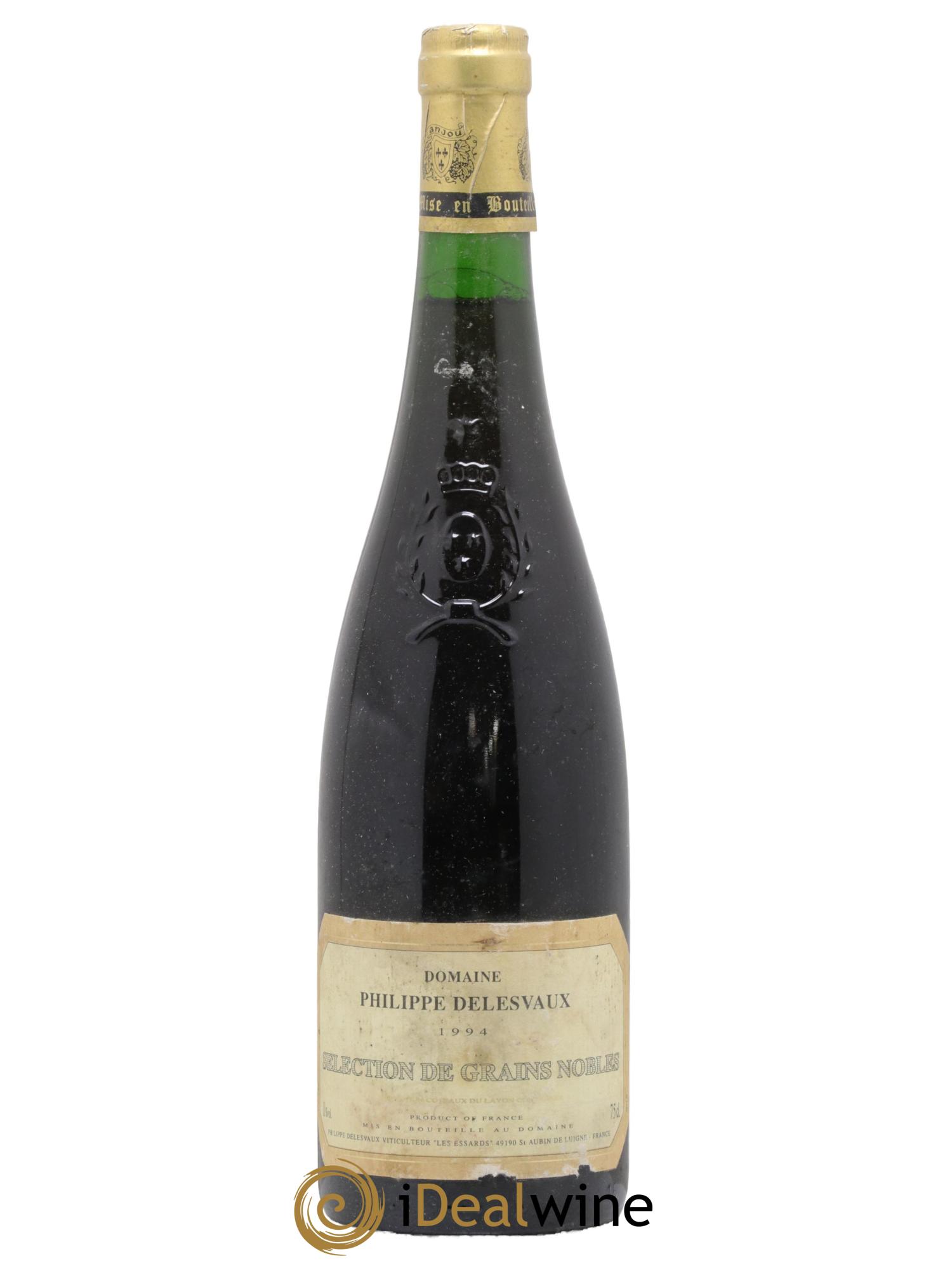 Coteaux du Layon Selection de grains nobles Delesvaux 1994 - Lotto di 1 bottiglia - 0