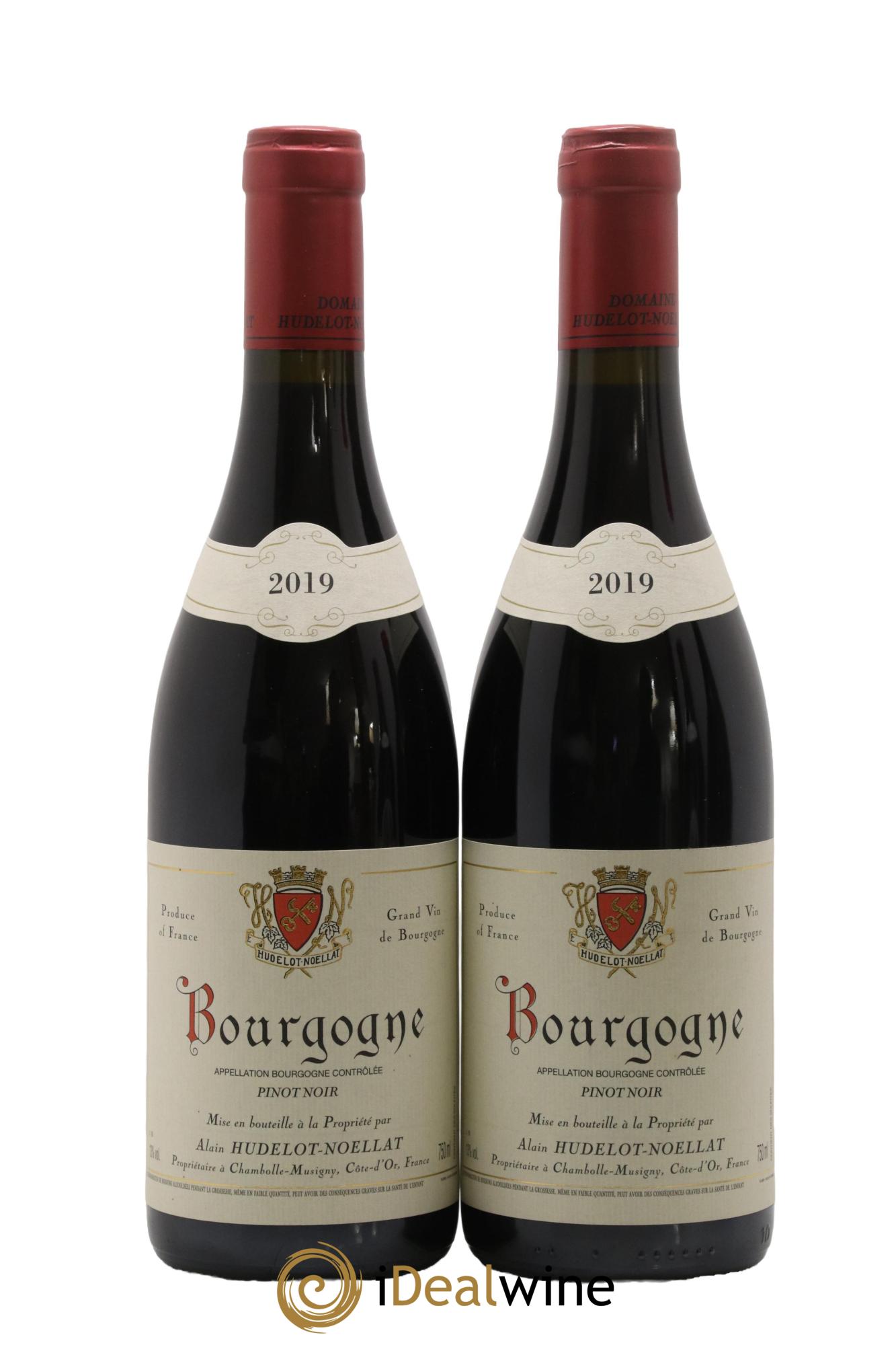 Bourgogne Hudelot-Noëllat 2019 - Lot de 2 bouteilles - 0
