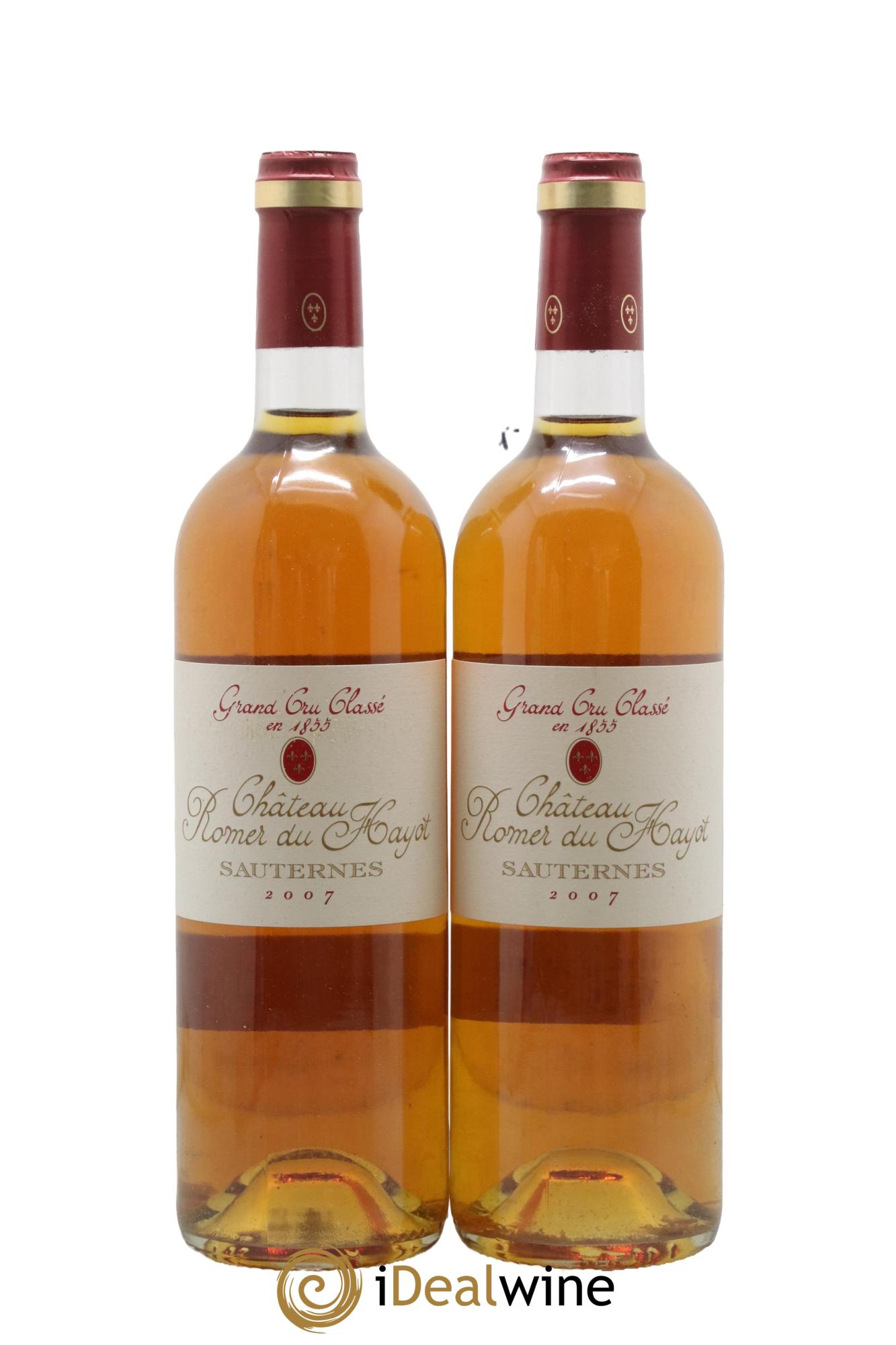 Château Romer du Hayot 2ème Grand Cru Classé 2007 - Lotto di 2 bottiglie - 0