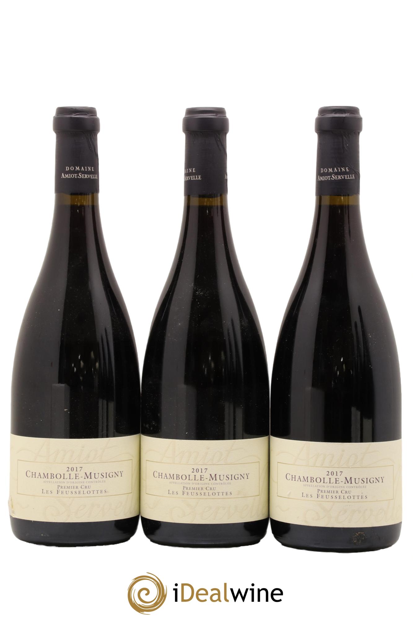 Chambolle-Musigny 1er Cru Les Feusselottes Amiot-Servelle 2017 - Lot de 3 bouteilles - 0