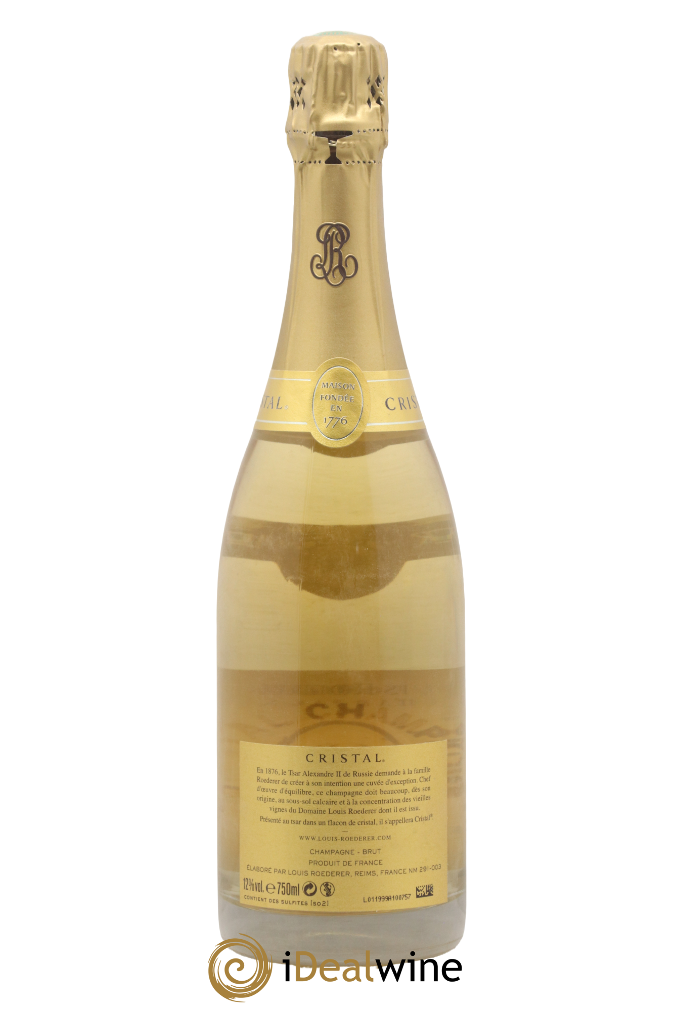 Cristal Louis Roederer 2009 - Lot de 1 bouteille - 1