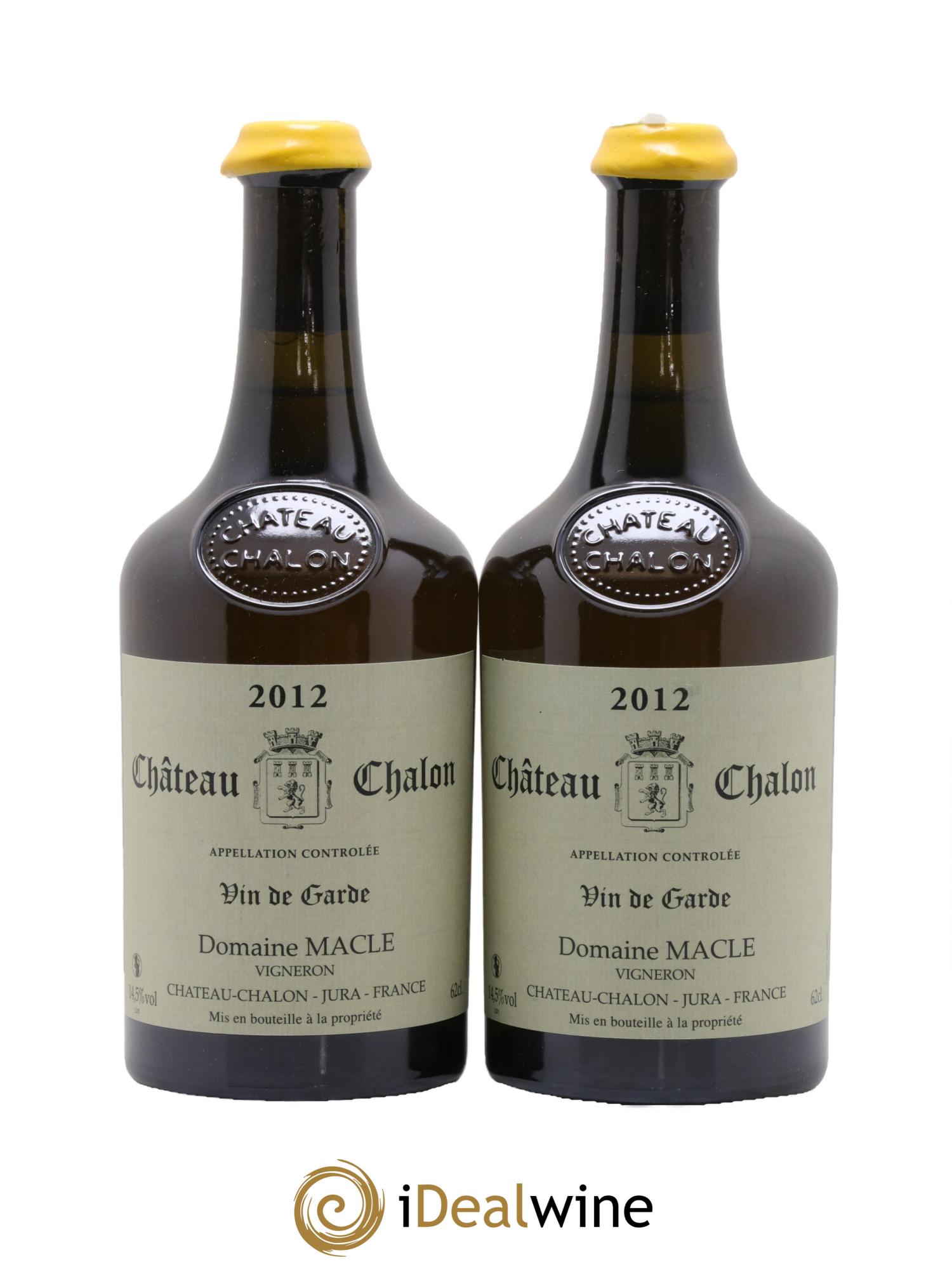Château-Chalon Jean Macle 2012 - Lot de 2 clavelins - 0