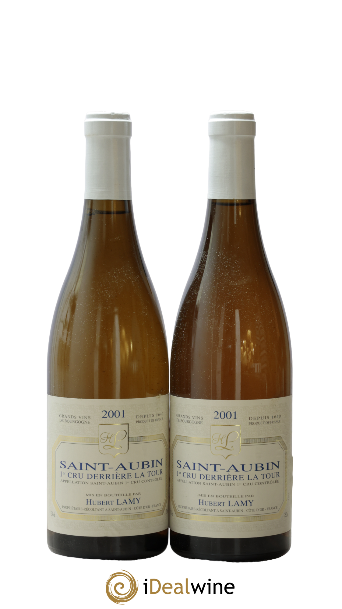 Saint-Aubin 1er Cru Derrière la Tour Hubert Lamy 2001 - Posten von 2 Flaschen - 0