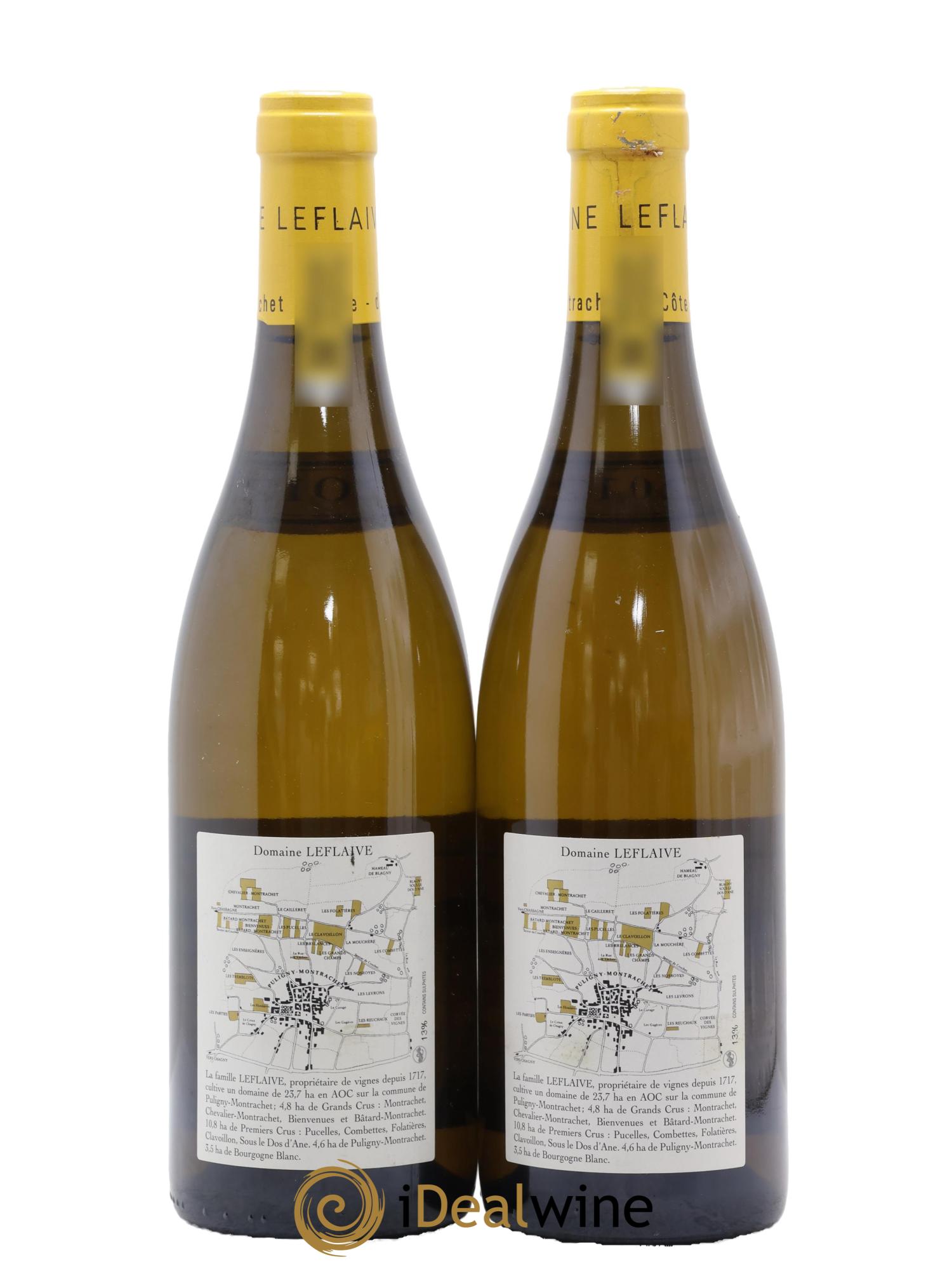 Puligny-Montrachet 1er Cru Clavoillon Leflaive (Domaine) 2012 - Lot de 2 bouteilles - 1