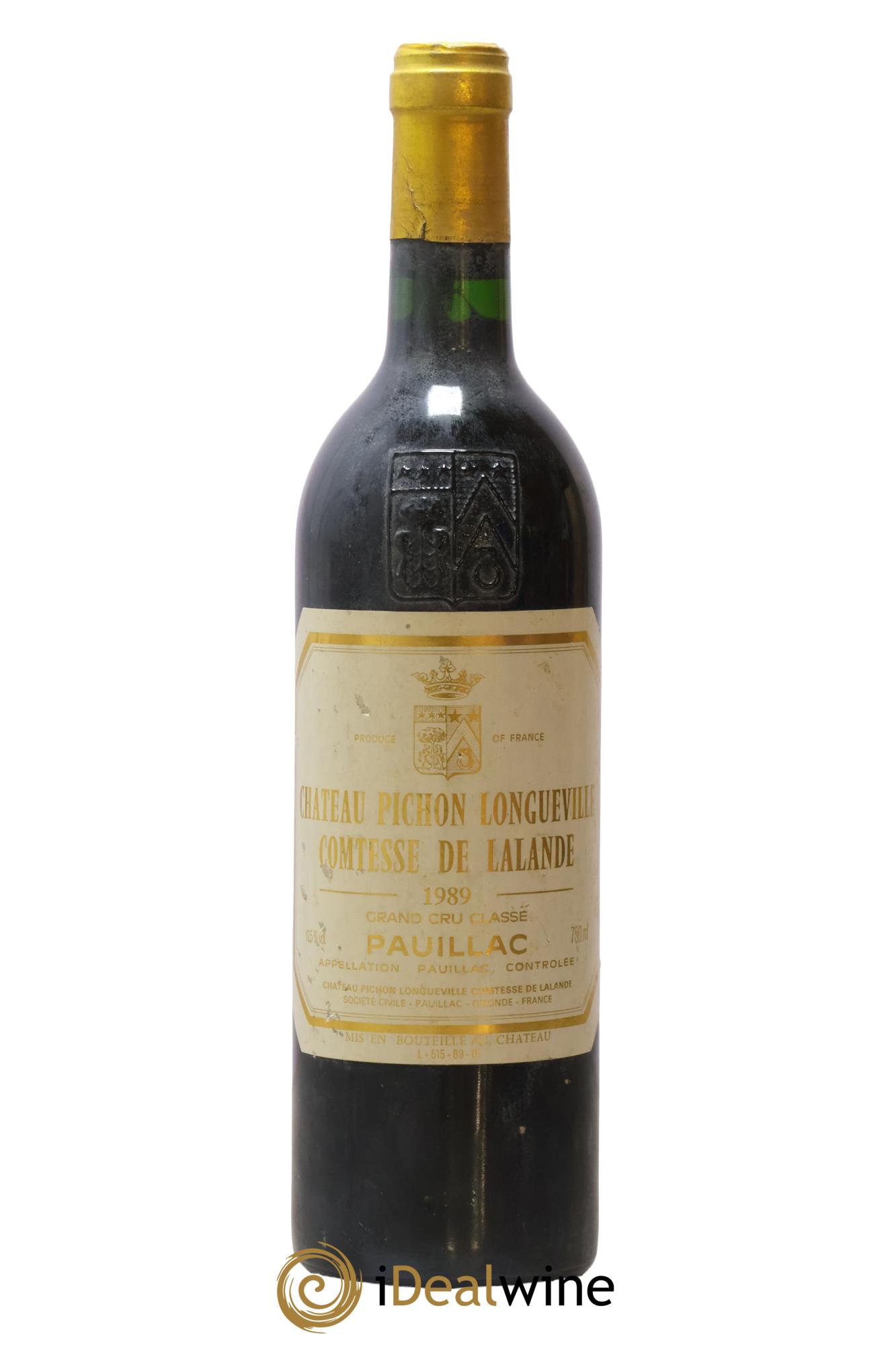 Château Pichon Longueville Comtesse de Lalande 2ème Grand Cru Classé 1989 - Lot of 1 bottle - 0