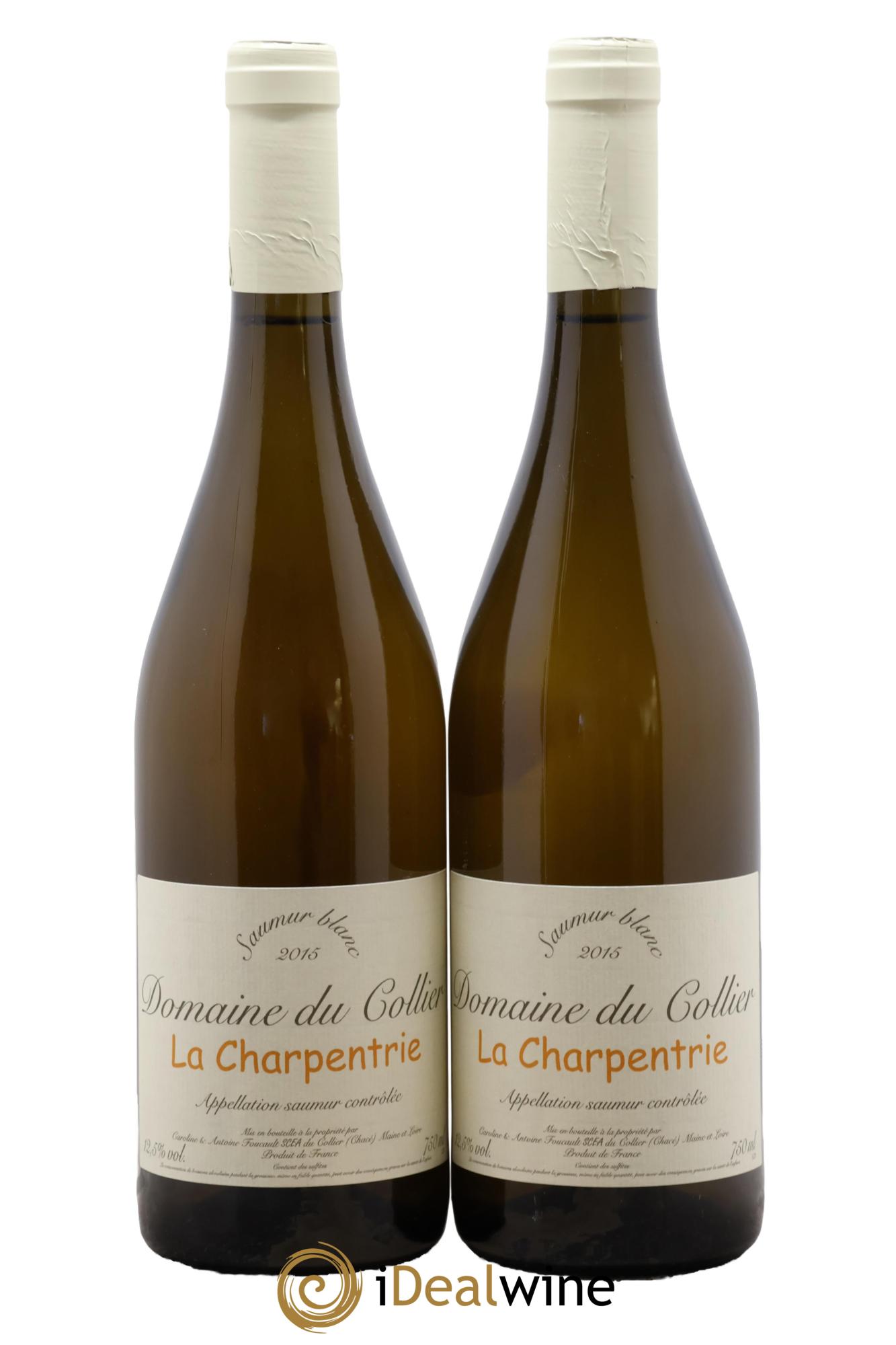 Saumur La Charpentrie Domaine du Collier 2015 - Lot de 2 bouteilles - 0