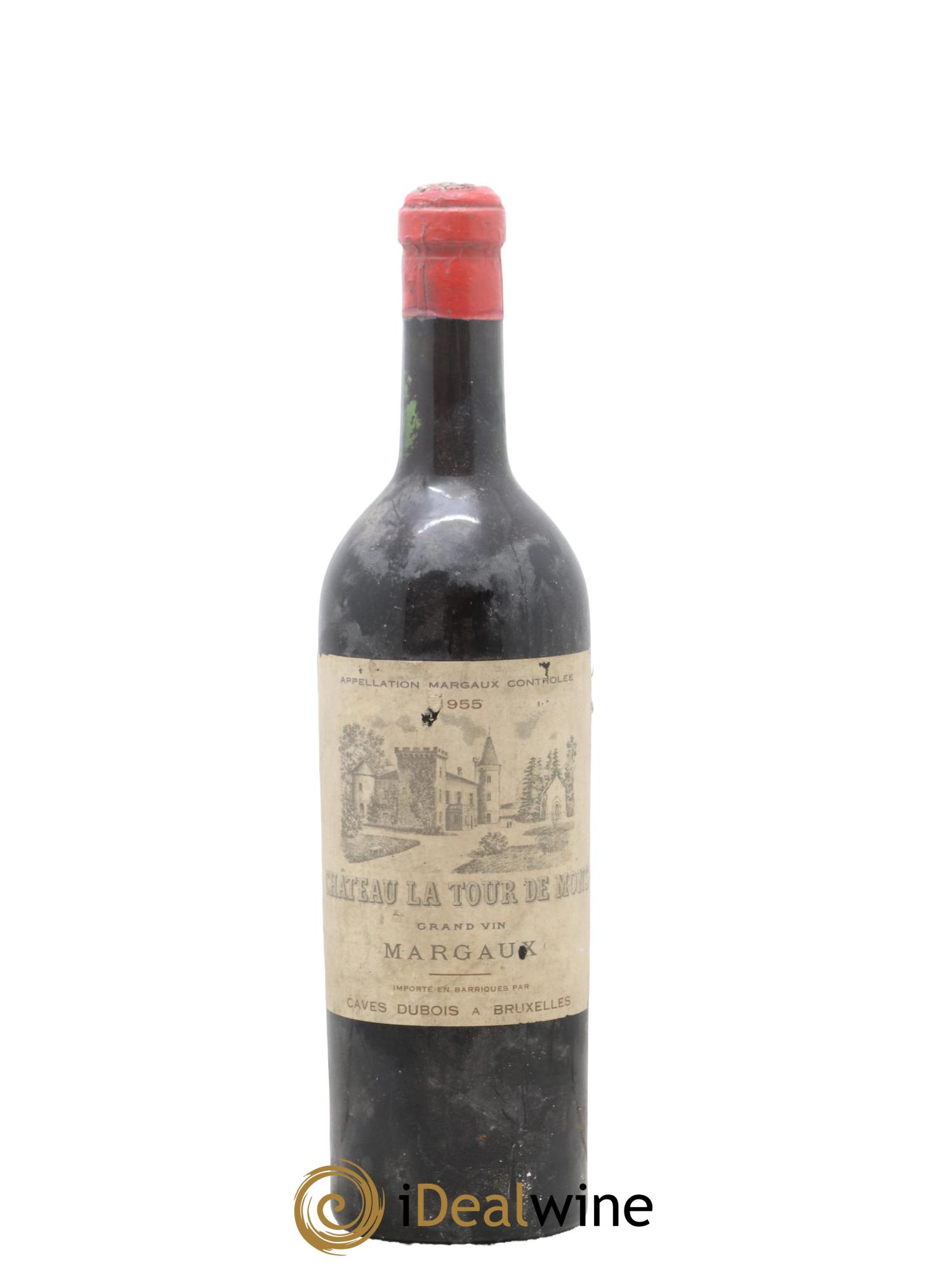 Château la Tour de Mons Cru Bourgeois 1955 - Lot de 1 bouteille - 0