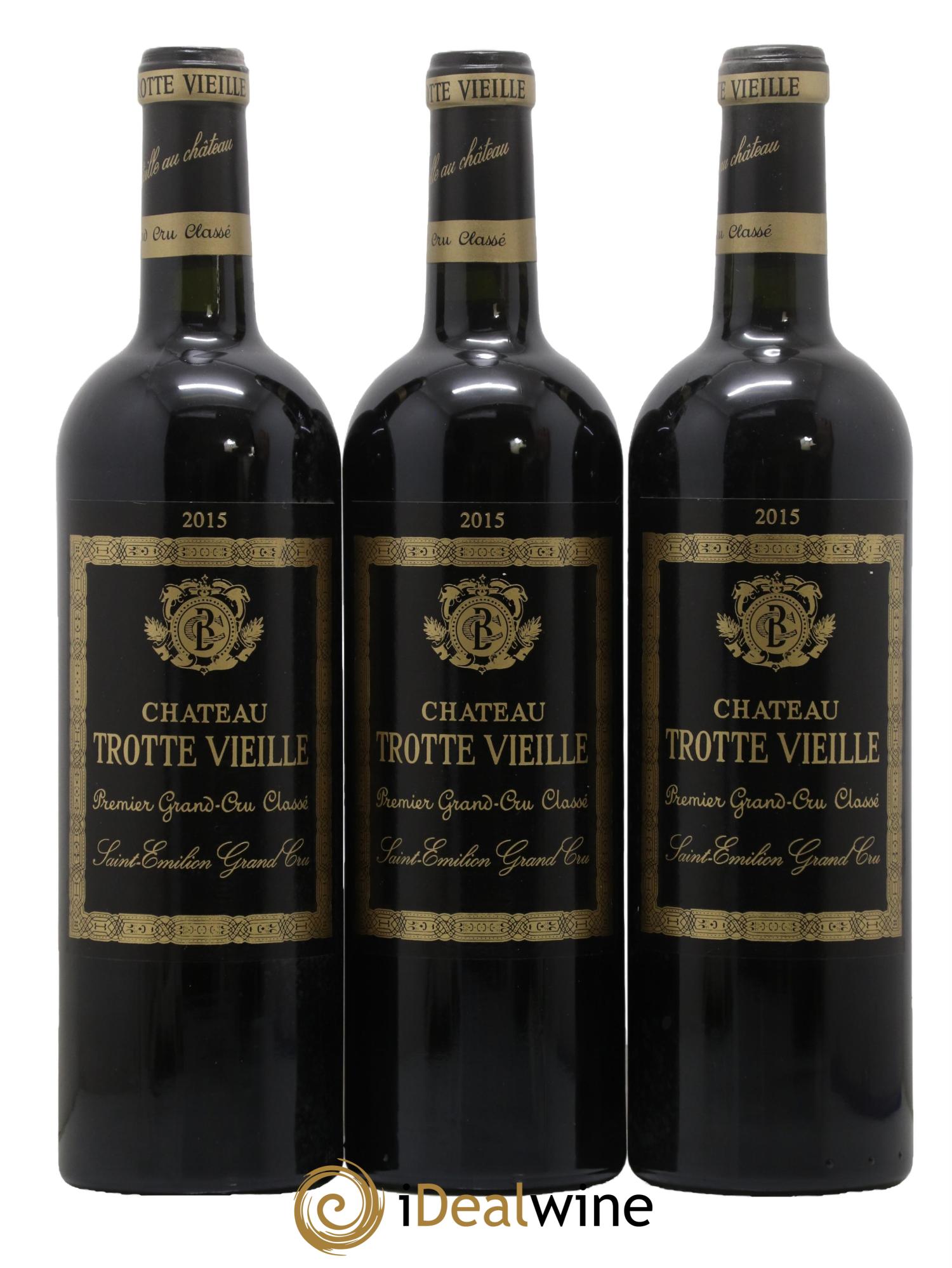 Château Trotte Vieille 1er Grand Cru Classé B 2015 - Lot de 3 bouteilles - 0