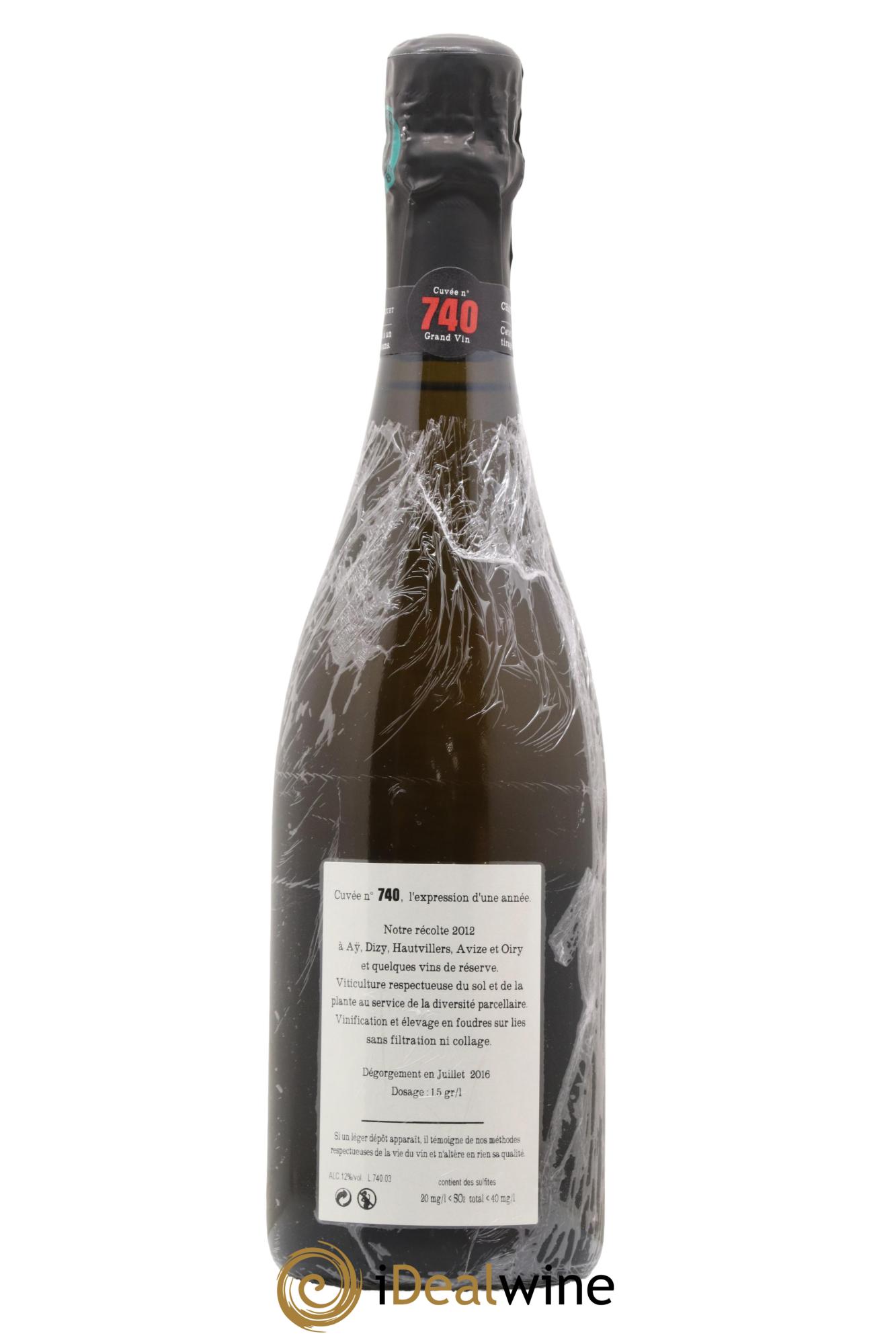 Cuvée 740 Extra-Brut Jacquesson - Lotto di 1 bottiglia - 2