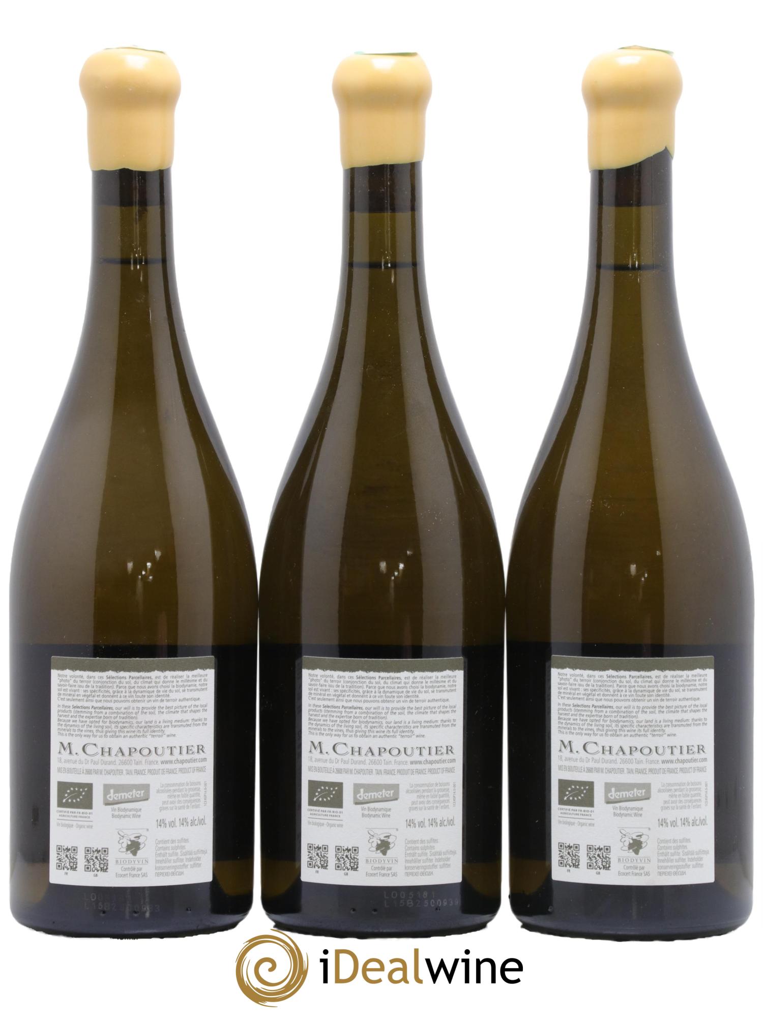 Hermitage Ermitage l'Ermite Chapoutier 2014 - Lot de 3 bouteilles - 1
