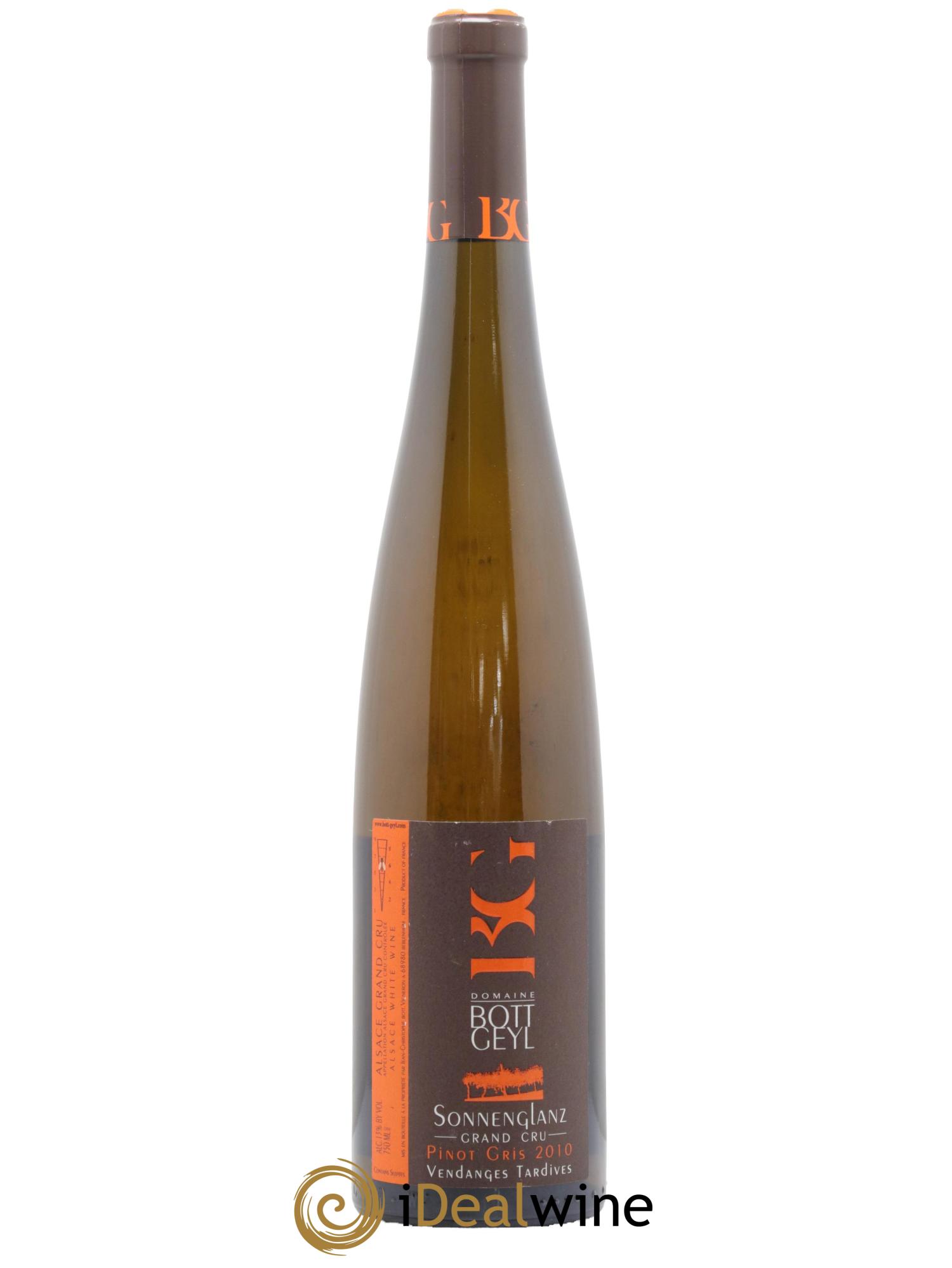 Alsace Pinot Gris Grand Cru Sonnenglanz Vendanges Tardives Bott-Geyl (Domaine) 2010 - Lotto di 1 bottiglia - 0