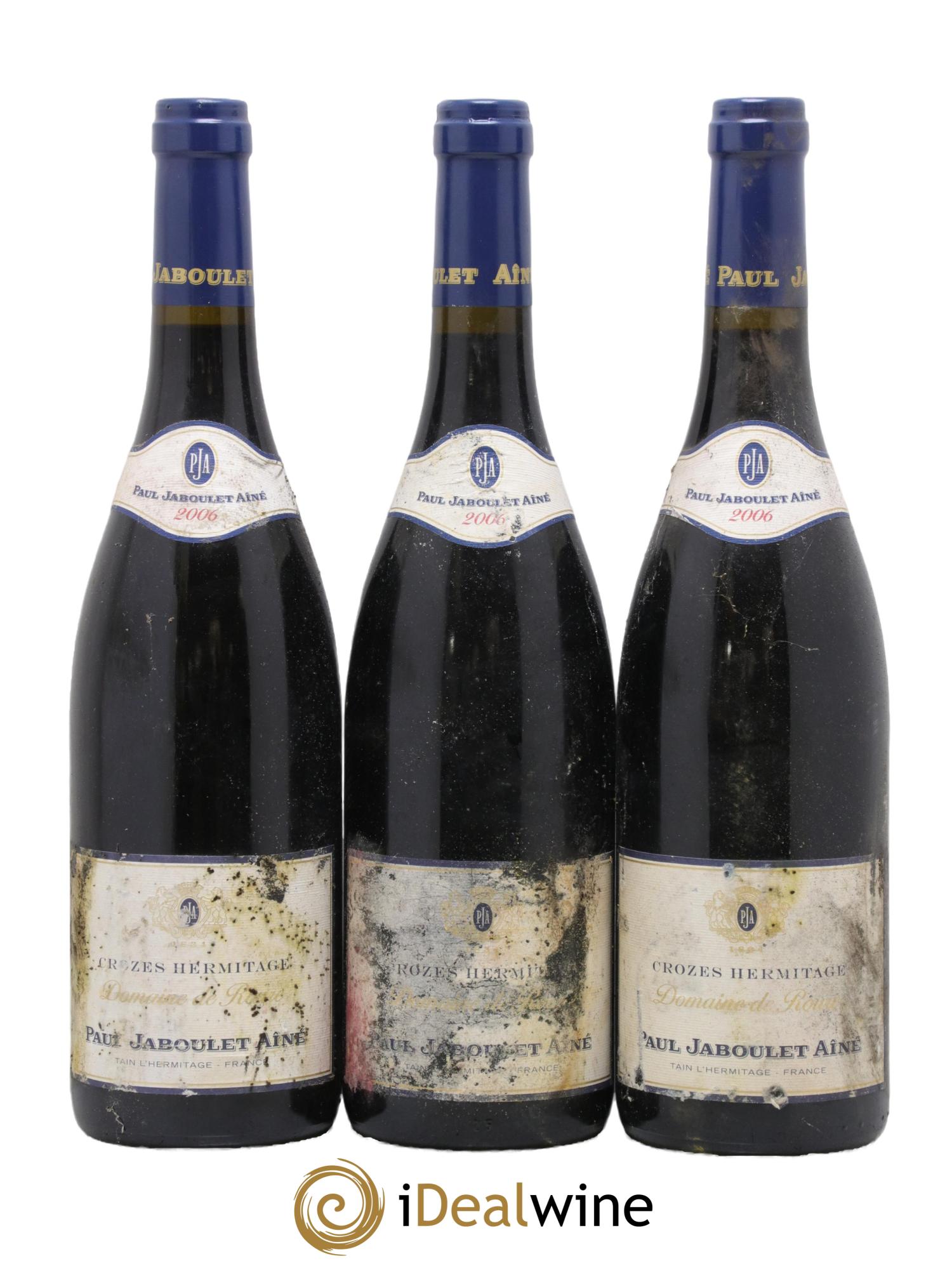 Crozes-Hermitage Domaine Roure Jaboulet Aîne 2006 - Lot de 3 bouteilles - 0