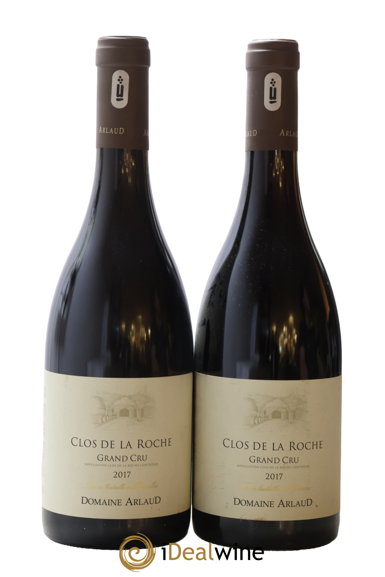Clos de la Roche Grand Cru Arlaud 2017 - Lotto di 2 bottiglie - 0