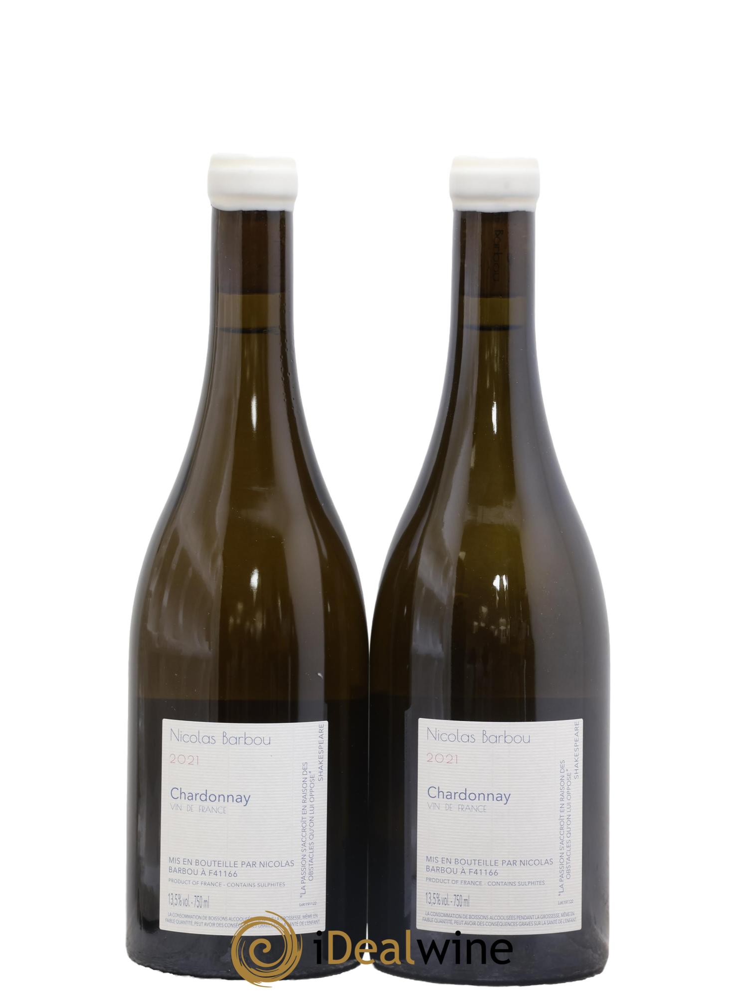 Vin de France Alchimie Passionnelle Nicolas Barbou 2021 - Lot de 2 bouteilles - 1