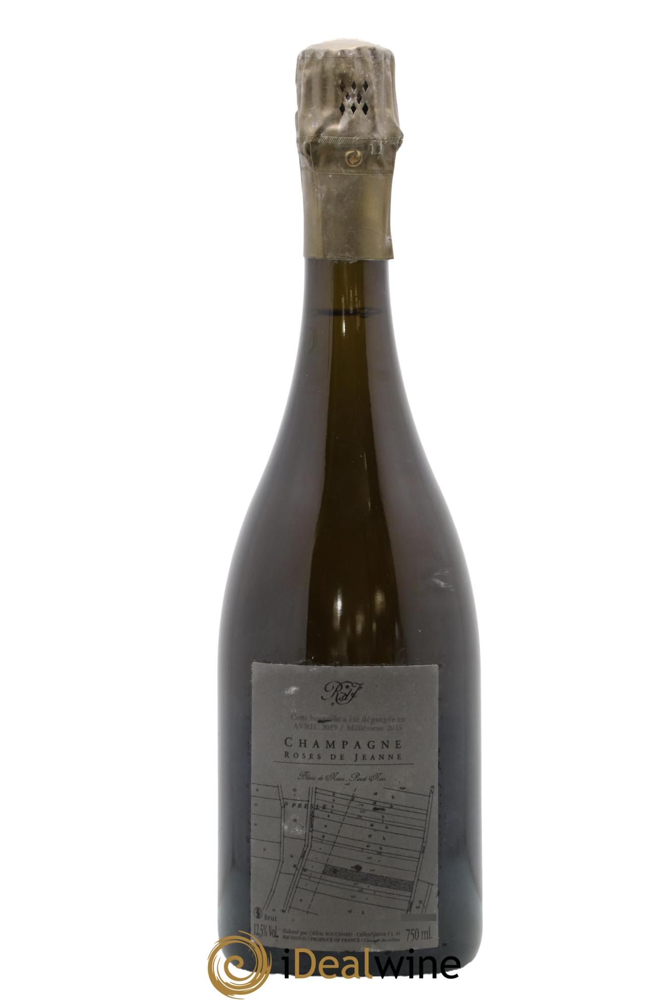Roses de Jeanne Presle Blanc de Noirs Cédric Bouchard 2015 - Lotto di 1 bottiglia - 1
