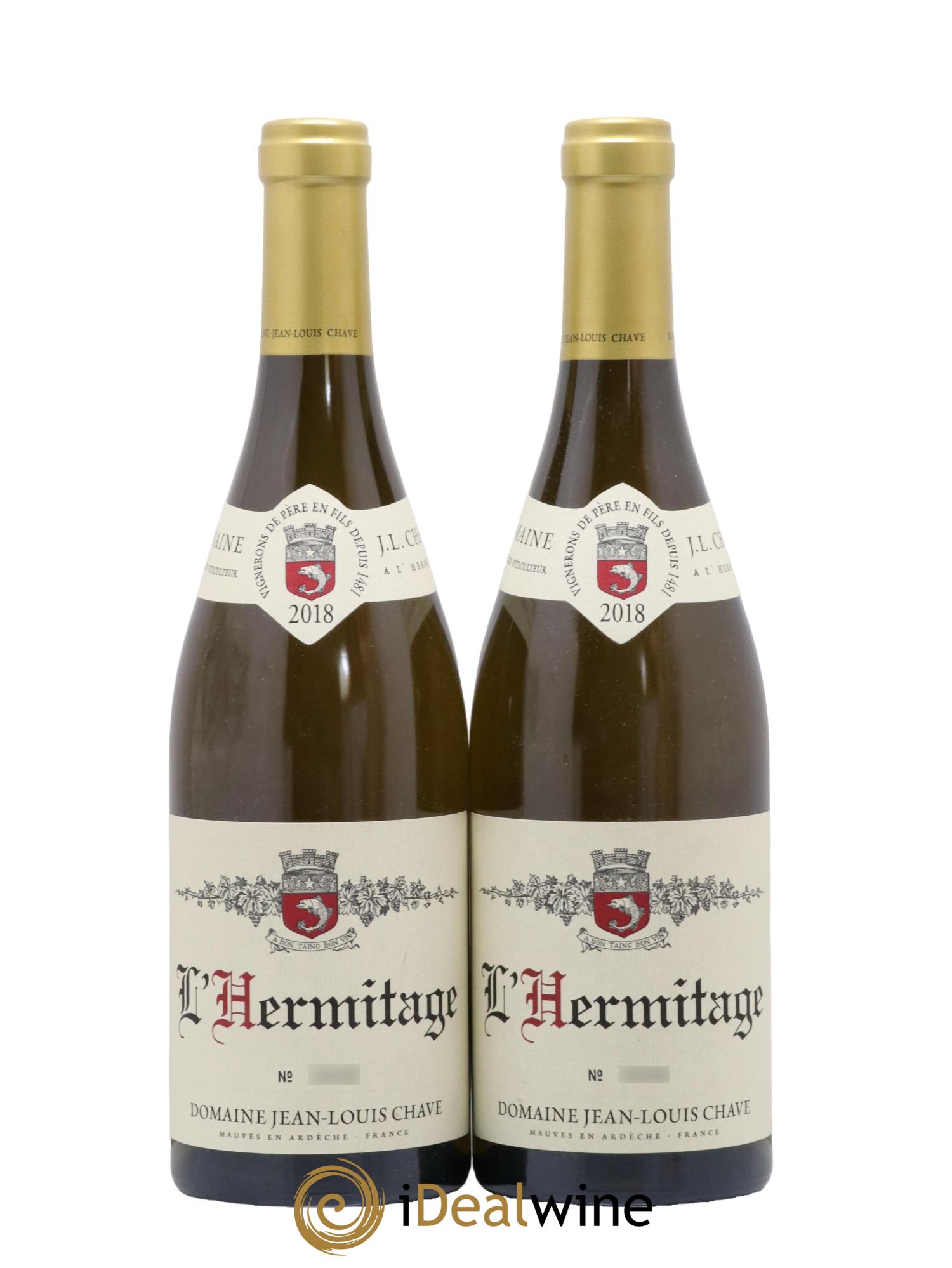 Hermitage Jean-Louis Chave 2018 - Lot de 2 bouteilles - 0