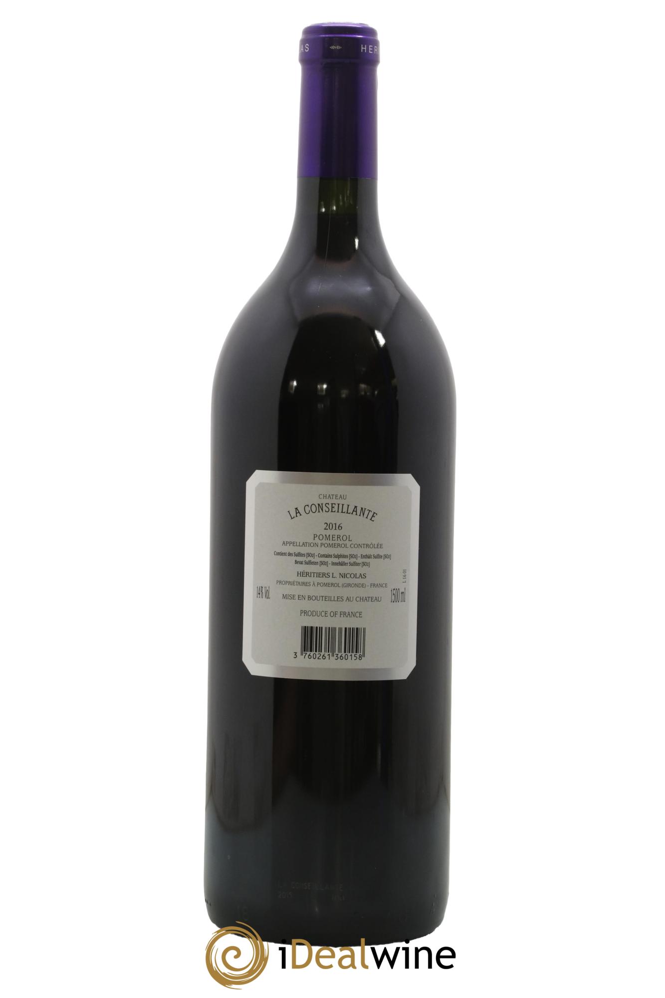 Château la Conseillante 2016 - Lot of 1 magnum - 2
