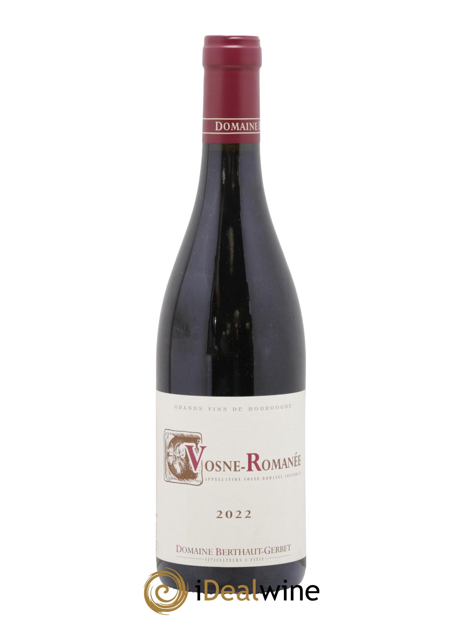 Vosne-Romanée Berthaut Gerbet (Domaine) 2022 - Lot de 1 bouteille - 0