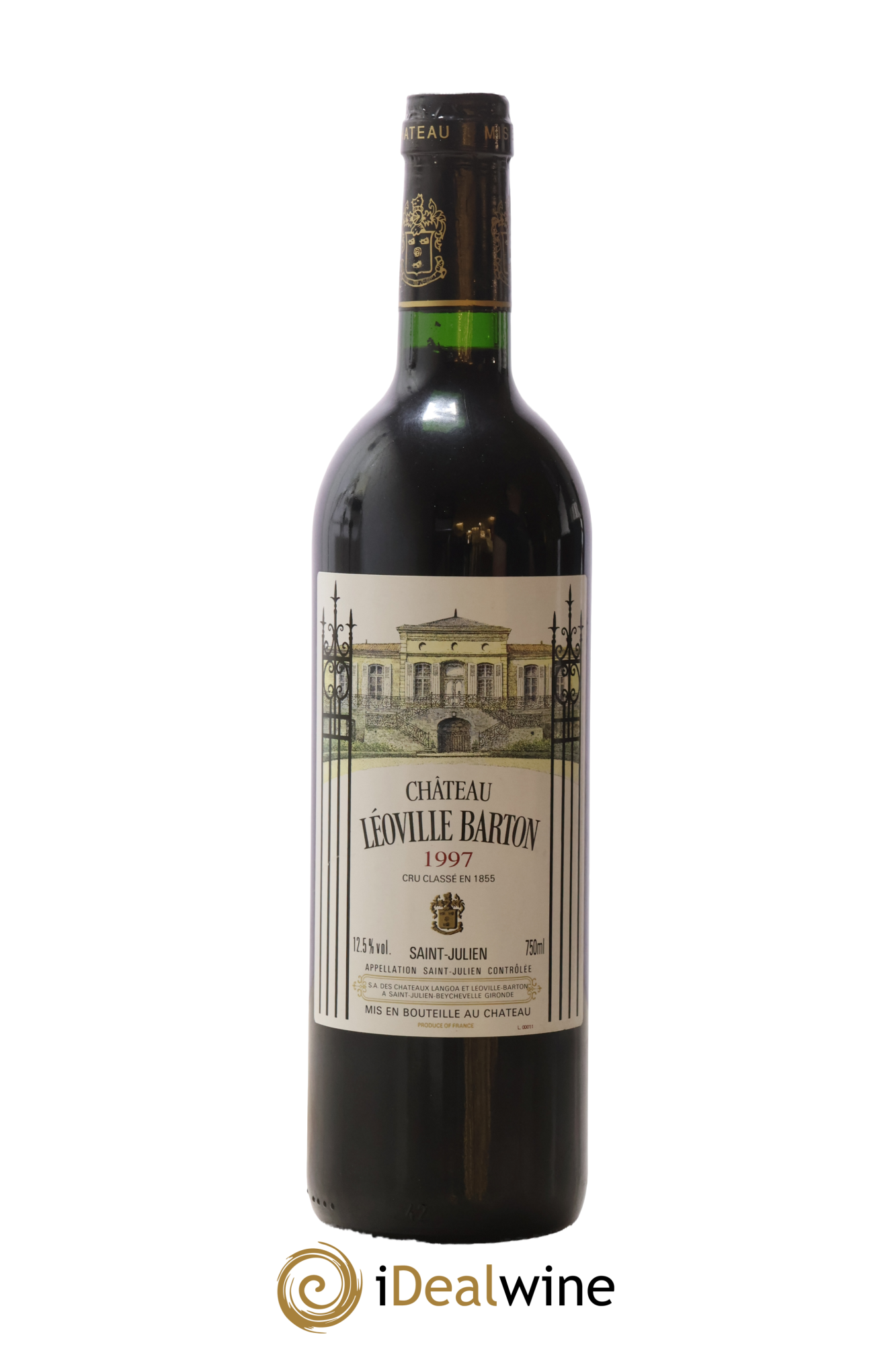 Château Léoville Barton 2ème Grand Cru Classé 1997 - Posten von 1 Flasche - 0