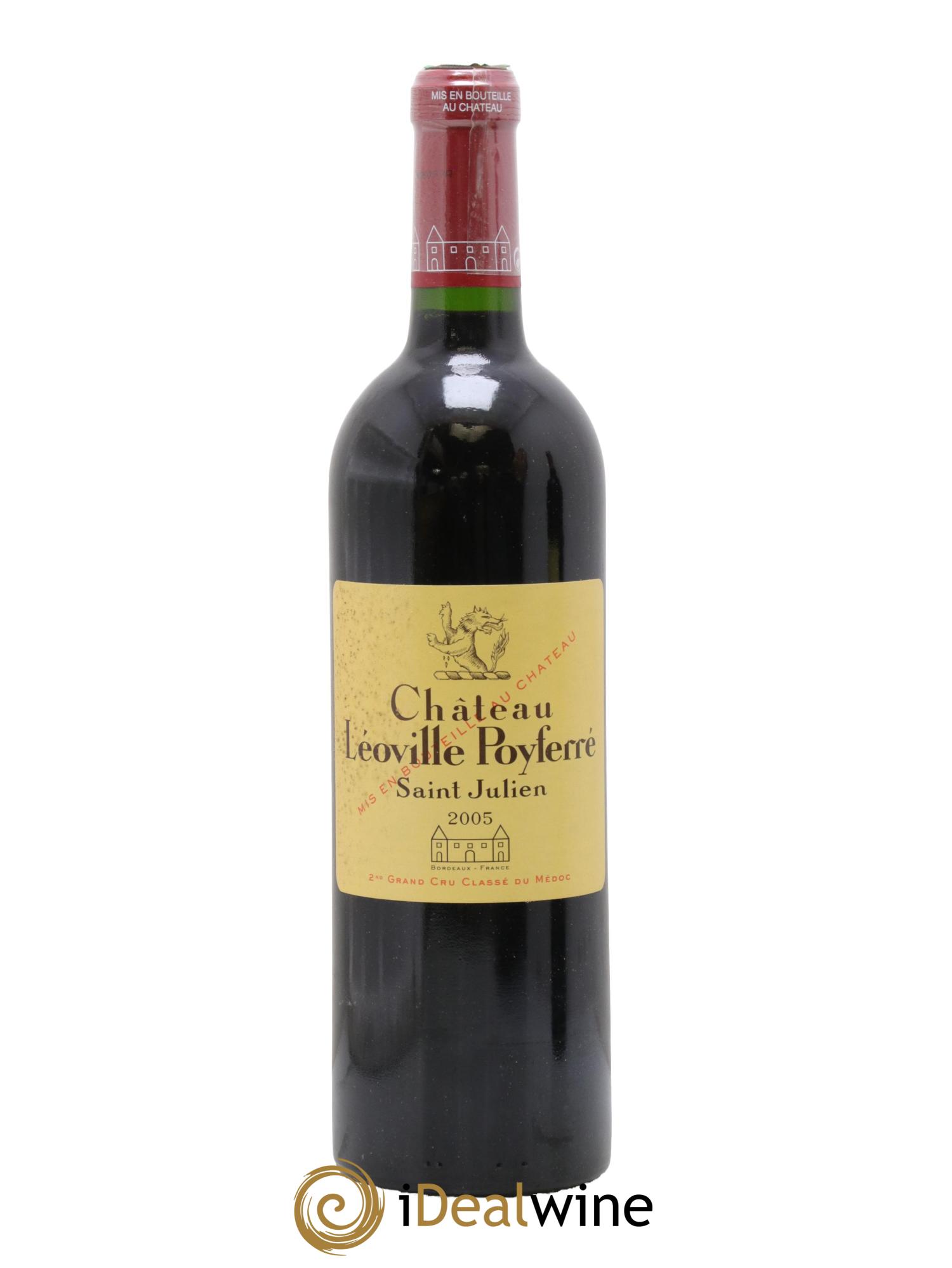 Château Léoville Poyferré 2ème Grand Cru Classé 2005 - Lot of 1 bottle - 0
