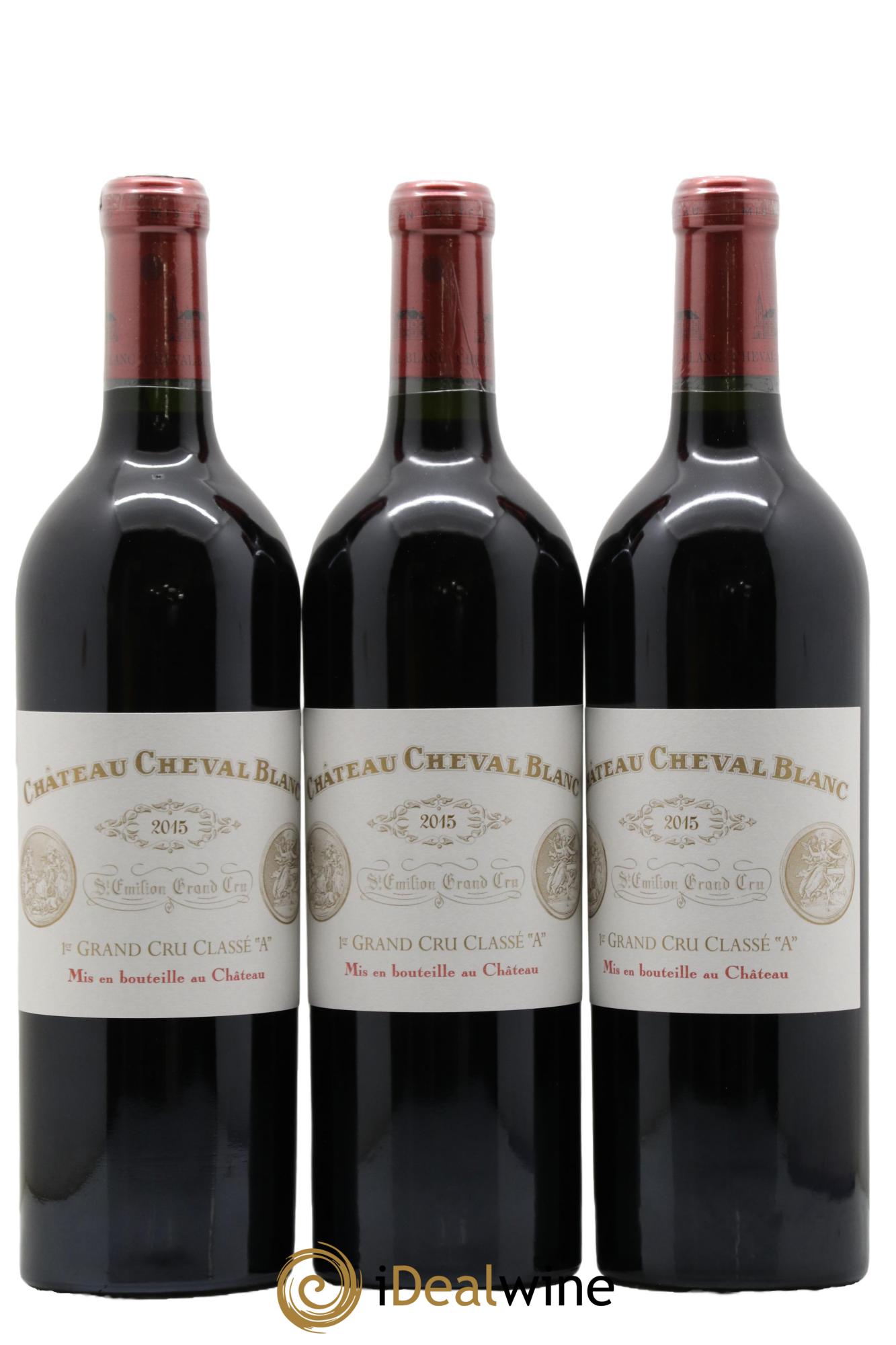 Château Cheval Blanc 1er Grand Cru Classé A  2015 - Lot de 6 bouteilles - 1