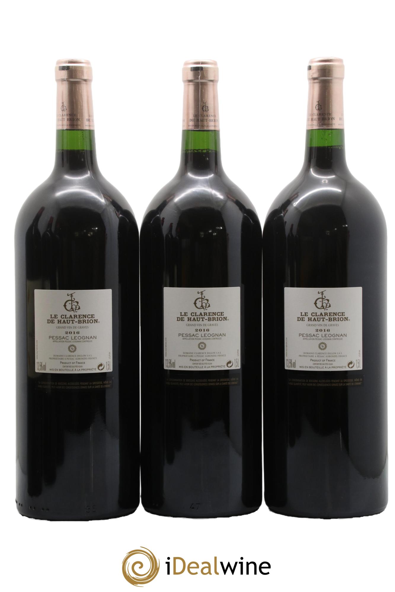 Clarence (Bahans) de Haut-Brion Second Vin 2016 - Lot de 3 magnums - 1