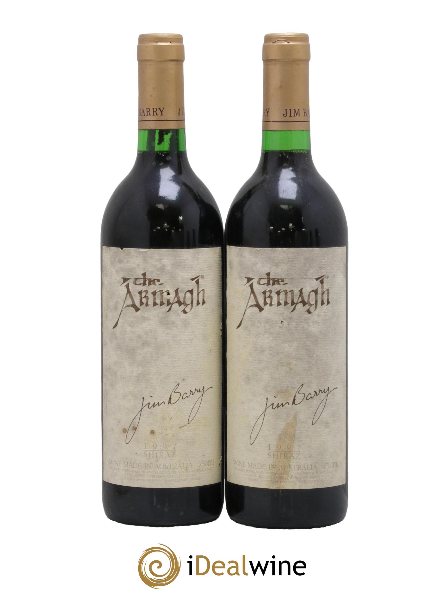 Clare Valley Jim Barry The Armagh Shiraz 1997 - Lot of 2 bottles - 0