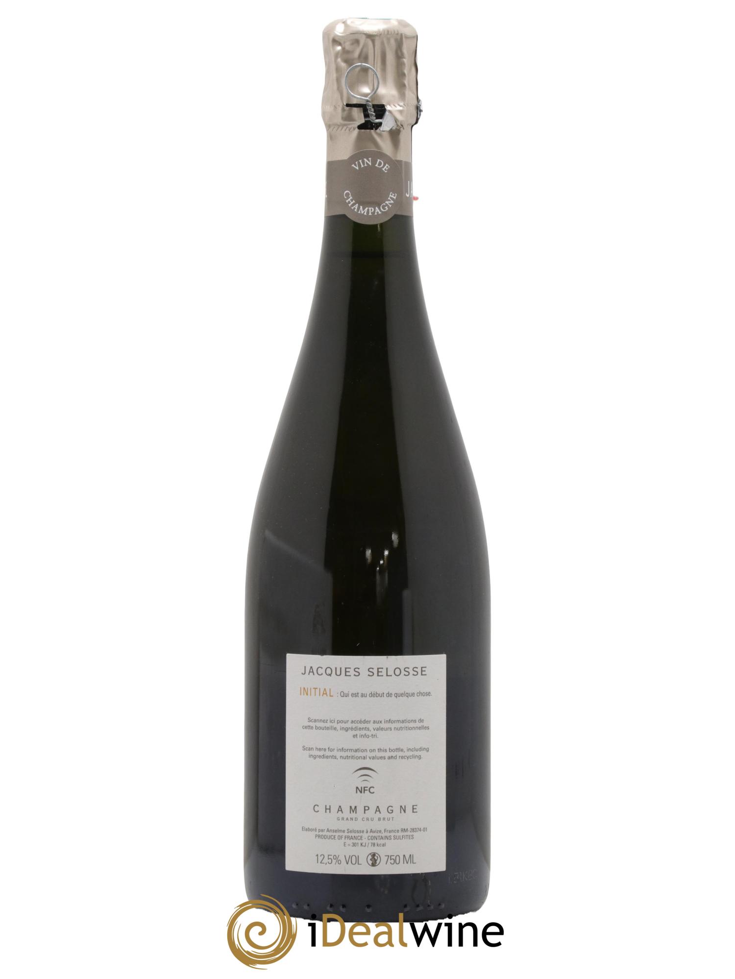 Initial Brut Jacques Selosse - Lot de 1 bouteille - 1