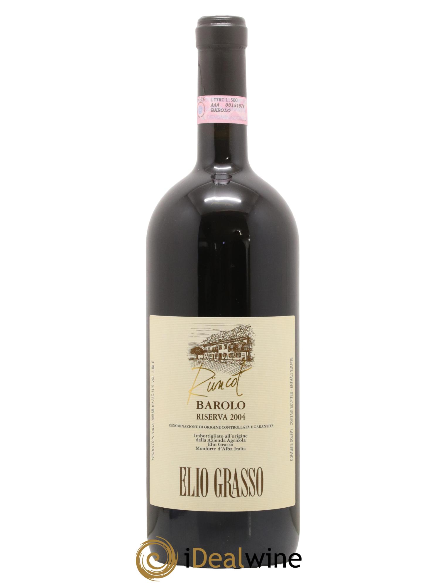 Barolo Riserva Rüncot Elio Grasso 2004 - Posten von 1 Magnum - 1
