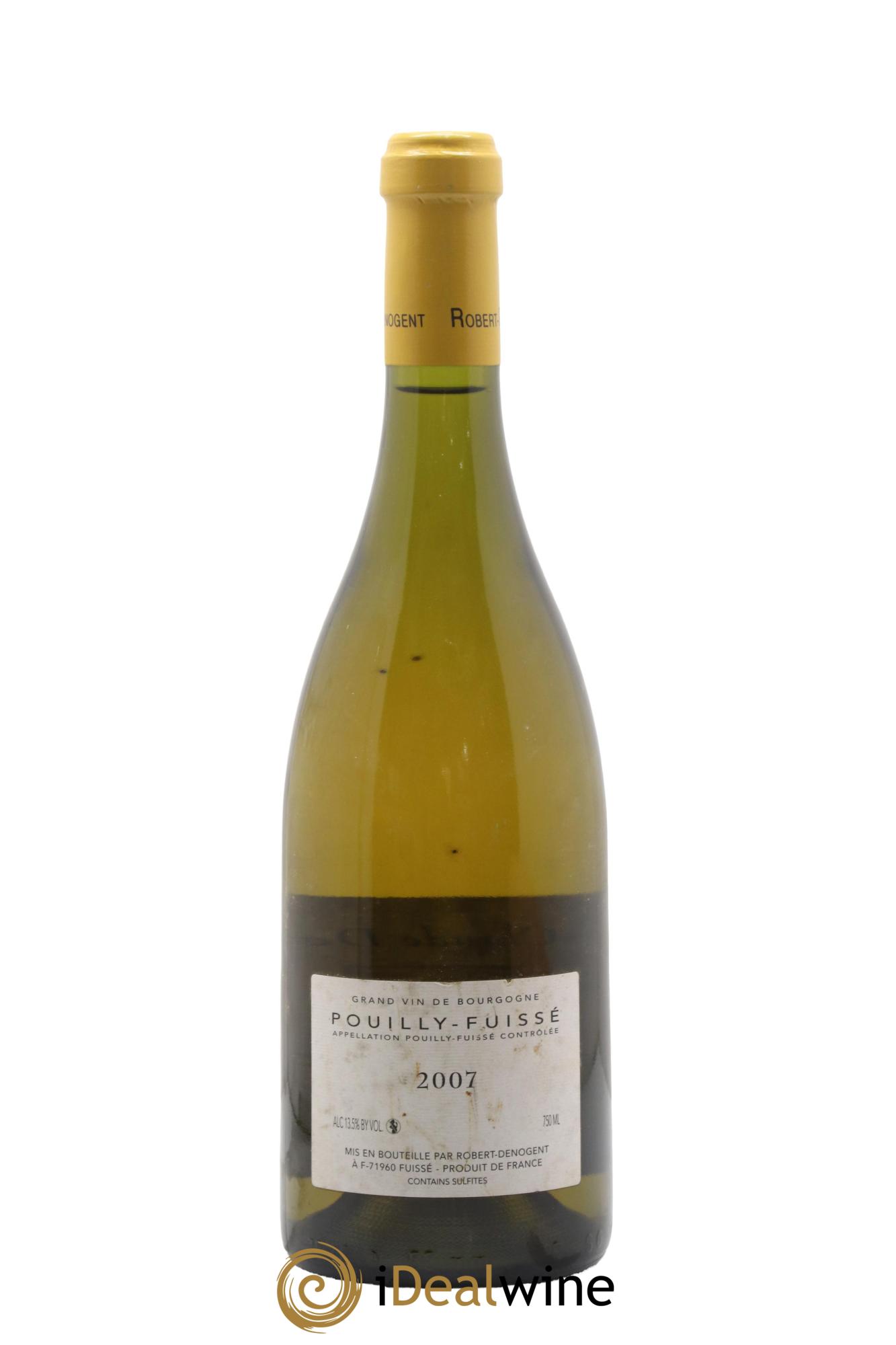 Pouilly-Fuissé Les Cras Vieilles Vignes Robert Denogent (Domaine) 2007 - Lot of 1 bottle - 1