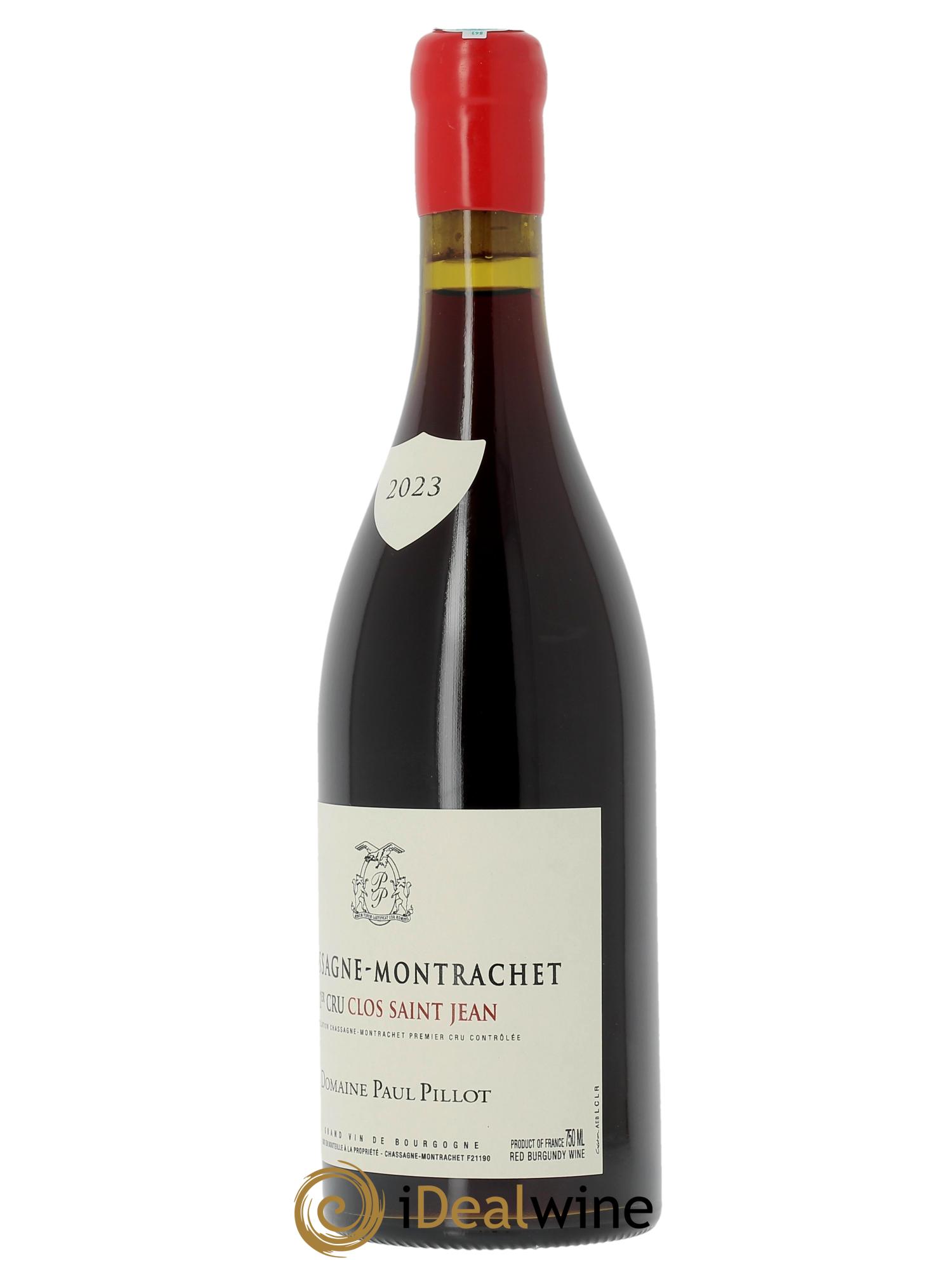 Chassagne-Montrachet 1er Cru Clos Saint-Jean Paul Pillot (Domaine)  2023 - Lot de 1 bouteille - 1