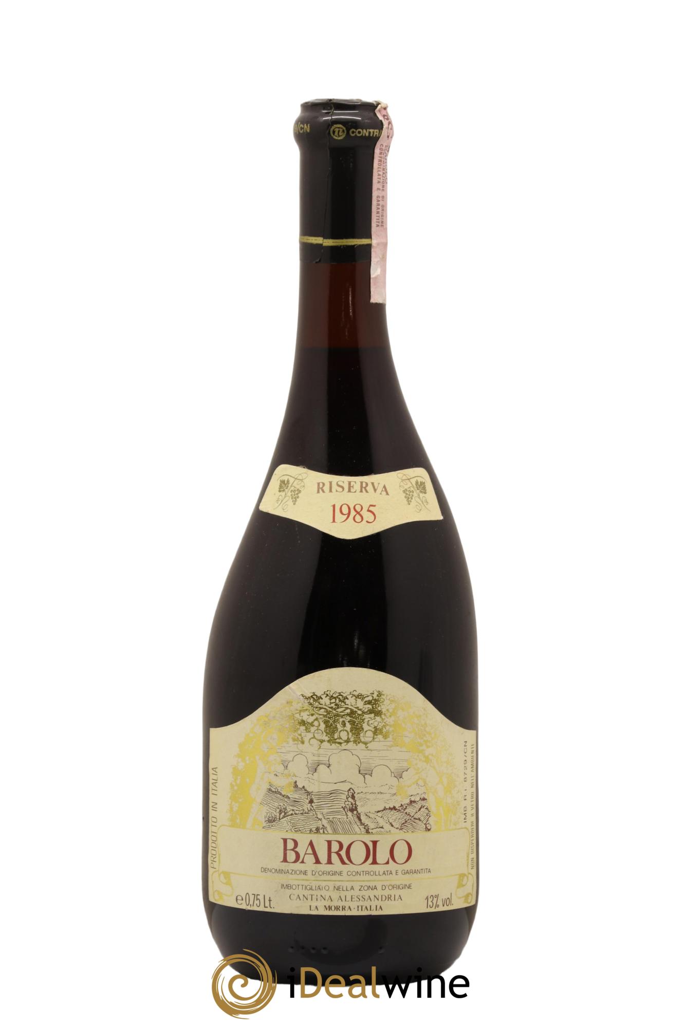 Barolo Riserva Cantina Alessandria 1985 - Lot de 1 bouteille - 0