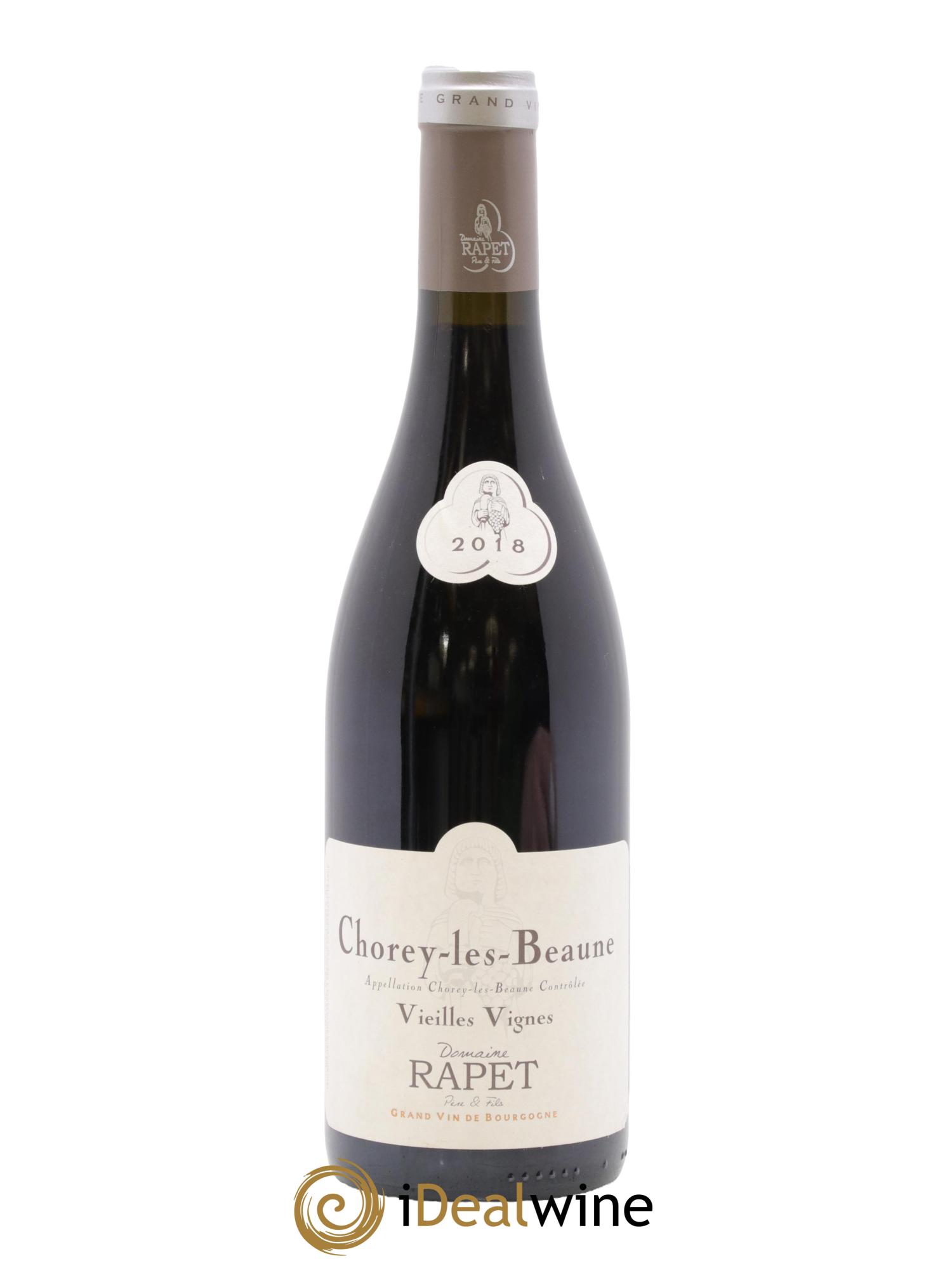 Chorey-lès-Beaune Vieilles vignes Rapet Père & Fils 2018 - Lot de 1 bouteille - 0
