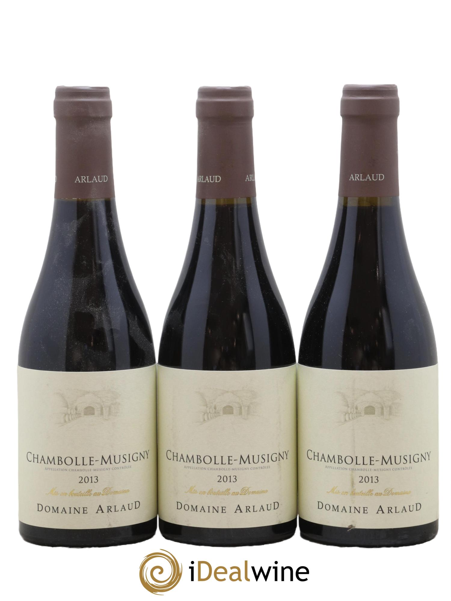 Chambolle-Musigny Arlaud 2013 - Lot de 3 demi bouteilles - 0
