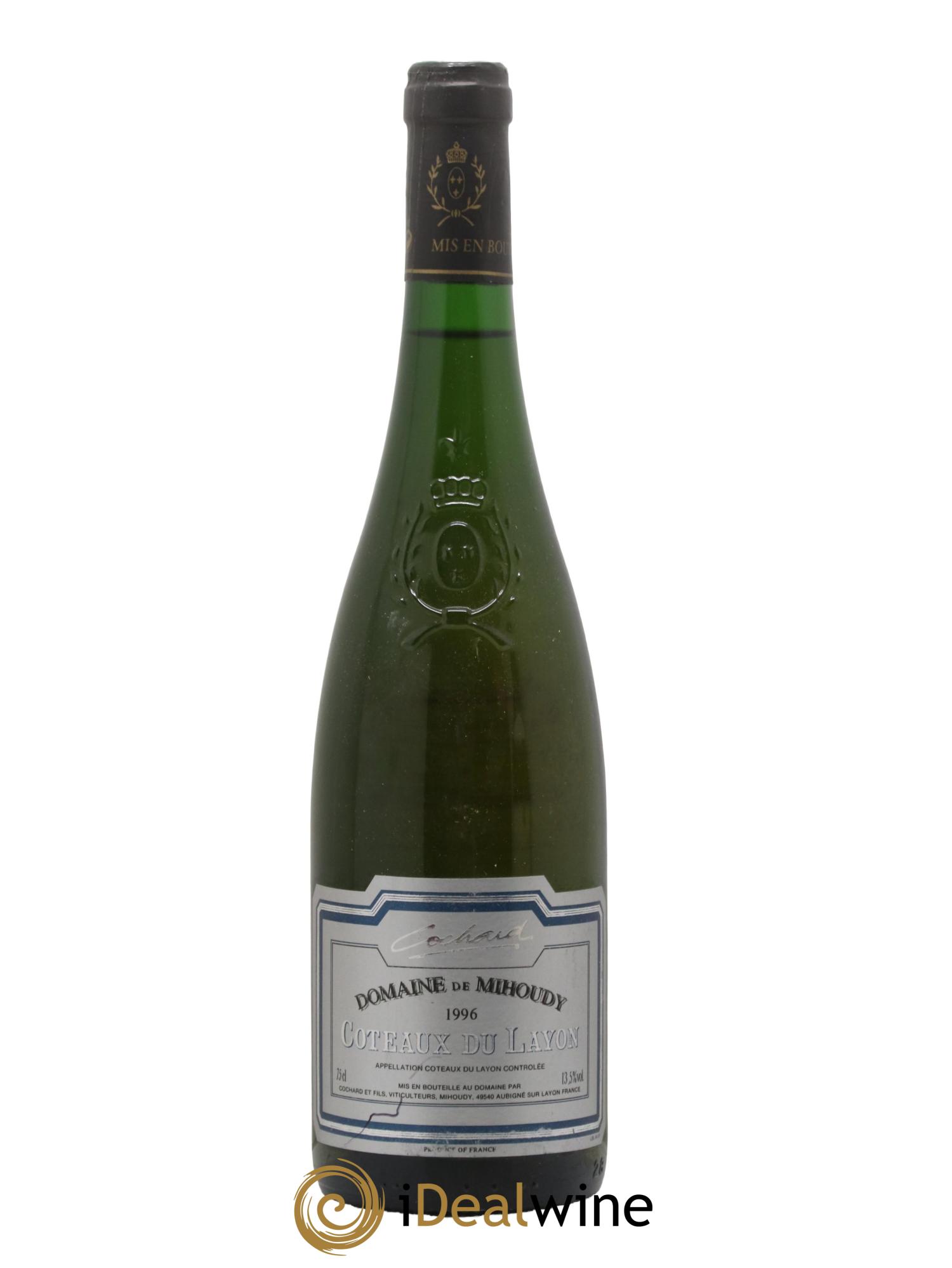 Coteaux du Layon Domaine de Mihoudy 1996 - Lotto di 1 bottiglia - 0