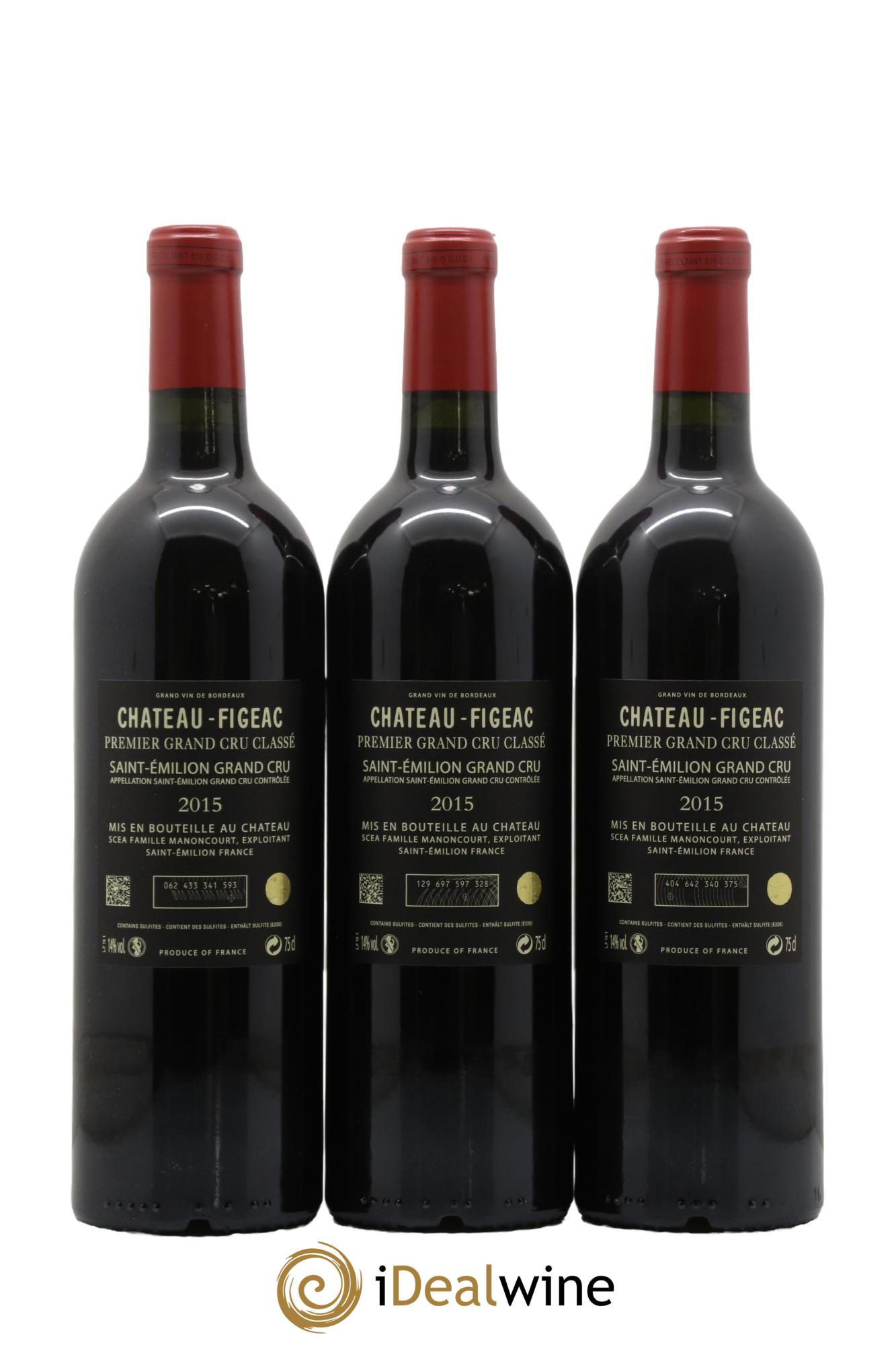Château Figeac 1er Grand Cru Classé A 2015 - Lot de 6 bouteilles - 5