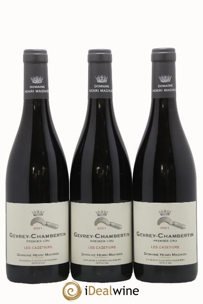 Gevrey-Chambertin 1er Cru Les Cazetiers Henri Magnien (Domaine) 2021 - Lot de 3 bouteilles - 0
