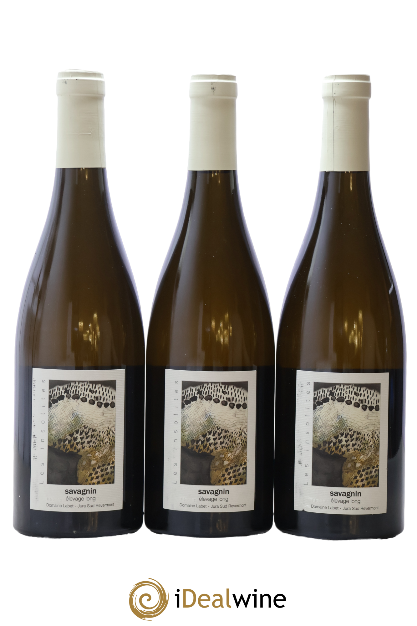 Côtes du Jura Savagnin en Chalasse Elevage Long Romain - Julien - Charline Labet 2018 - Lot de 3 bouteilles - 0